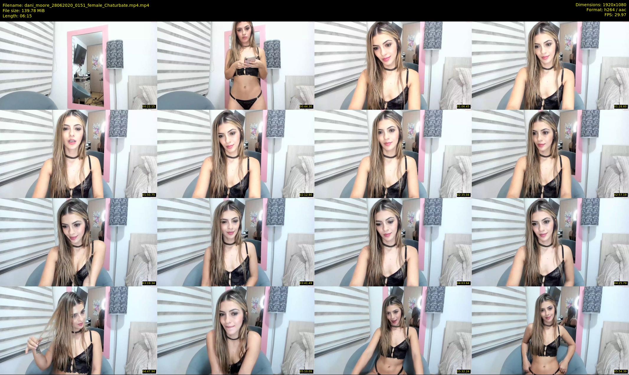 dani_moore — 7 minute Chaturbate female cam show recording, 1080p, Jun 28, 2020