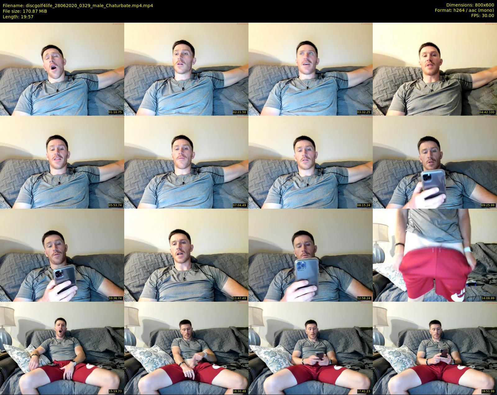 discgolf4life — 20 minute Chaturbate male cam show recording, 480p, Jun 28, 2020