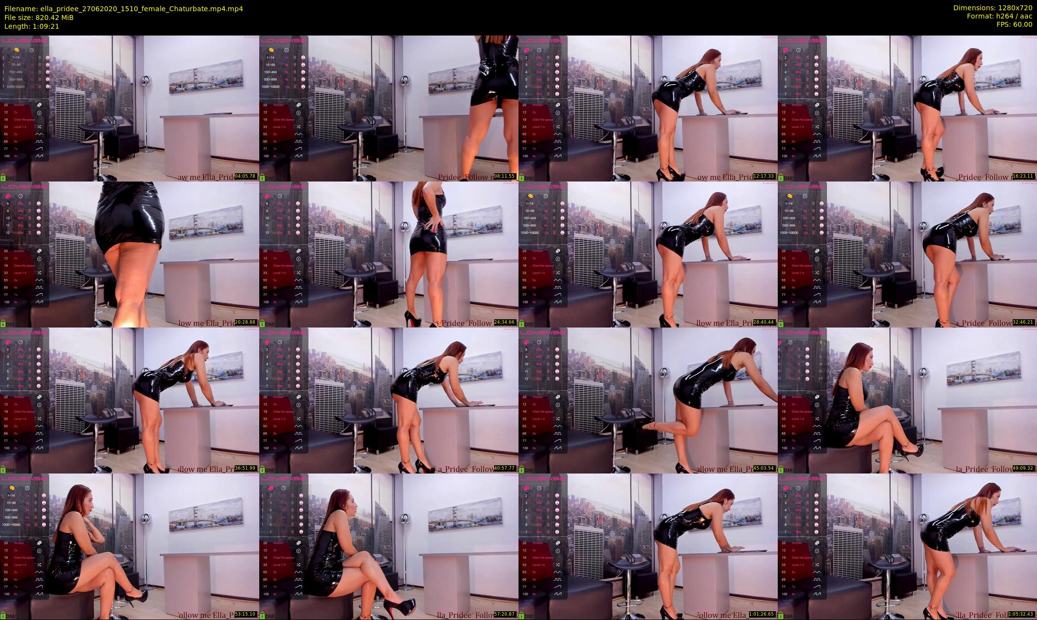 ella_pridee — 70 minute Chaturbate female cam show recording, 720p, Jun 27, 2020