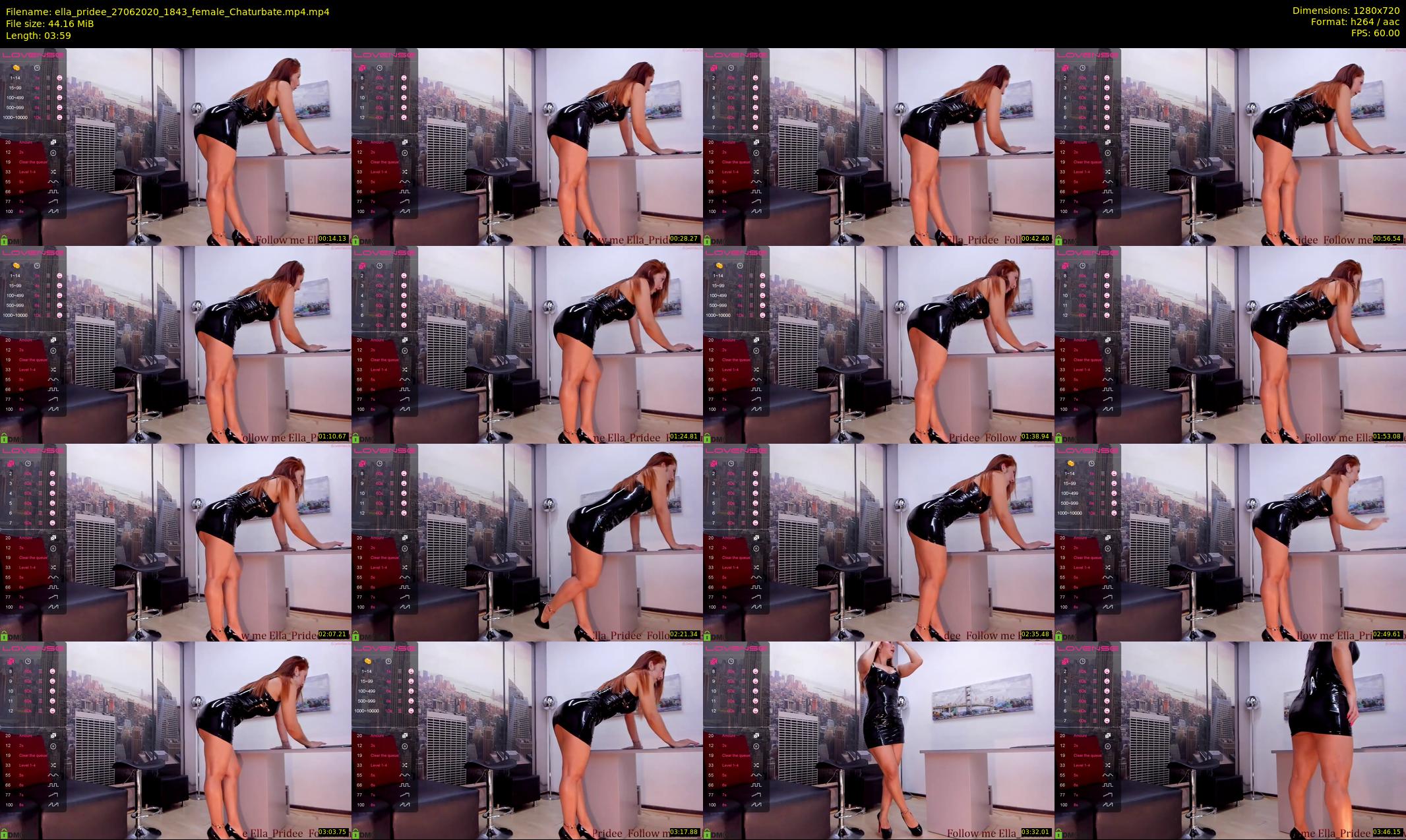 ella_pridee — 4 minute Chaturbate female cam show recording, 720p, Jun 27, 2020