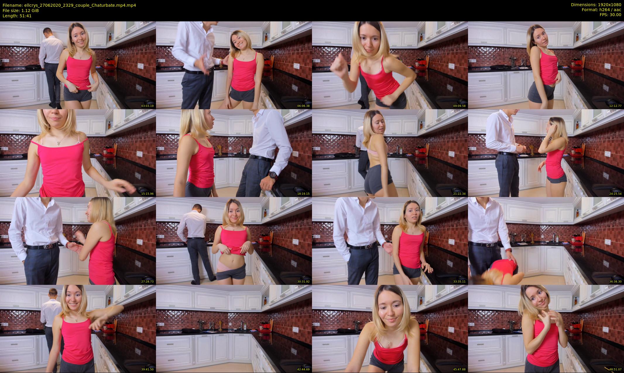 ellcrys — 52 minute Chaturbate couple cam show recording, 1080p, Jun 27, 2020