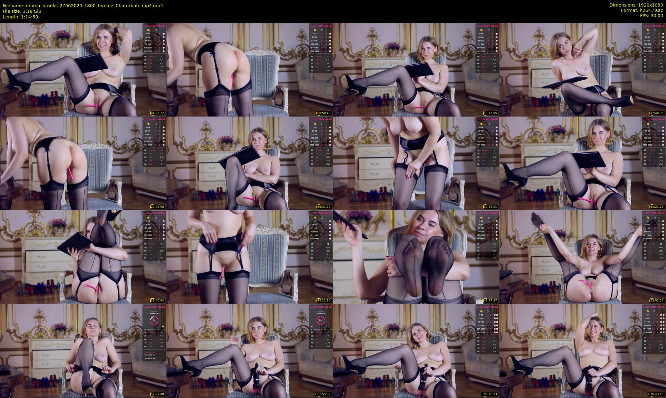 emma_brooks — 75 minute Chaturbate female cam show recording, 1080p, Jun 27, 2020