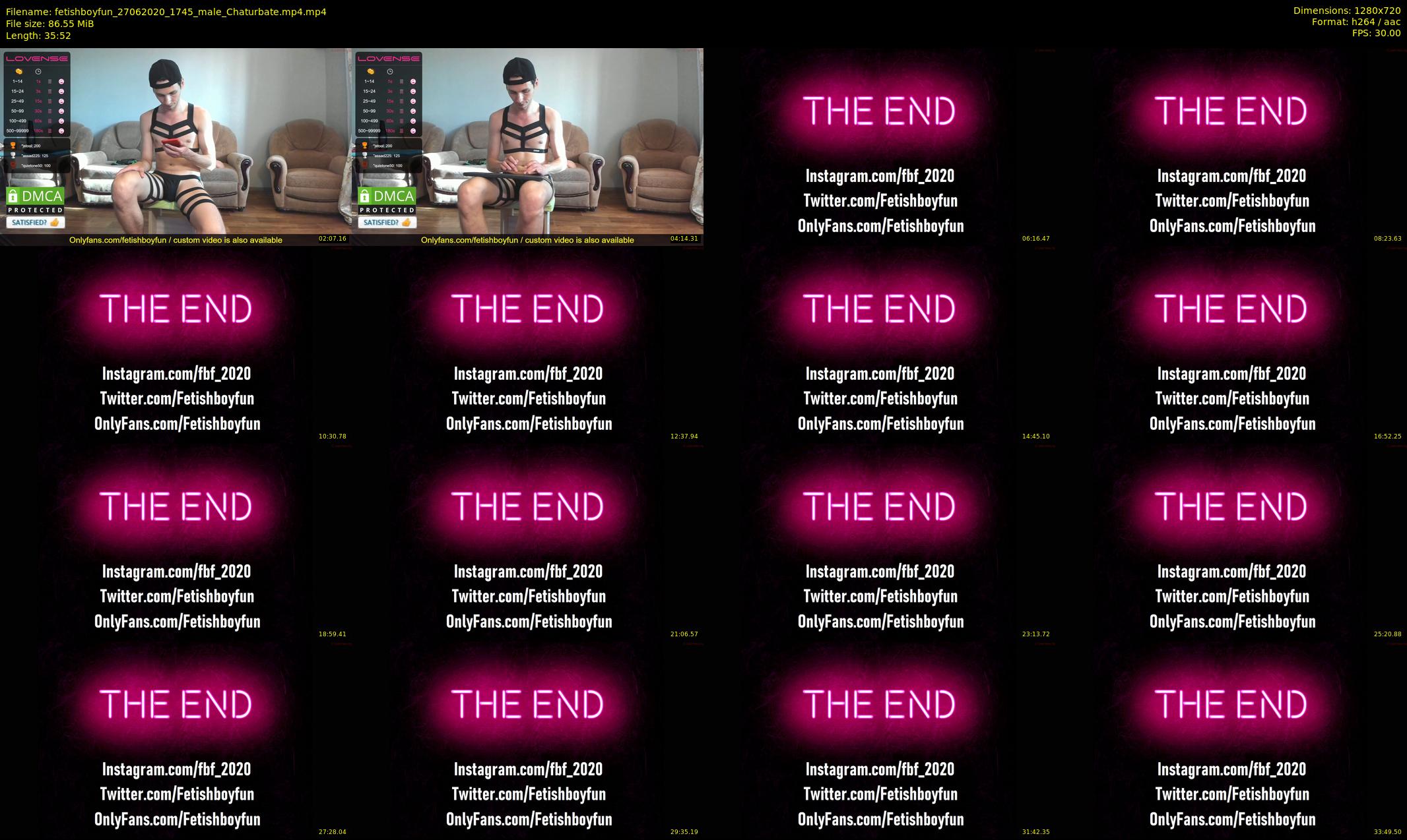 fetishboyfun — 36 minute Chaturbate male cam show recording, 720p, Jun 27, 2020