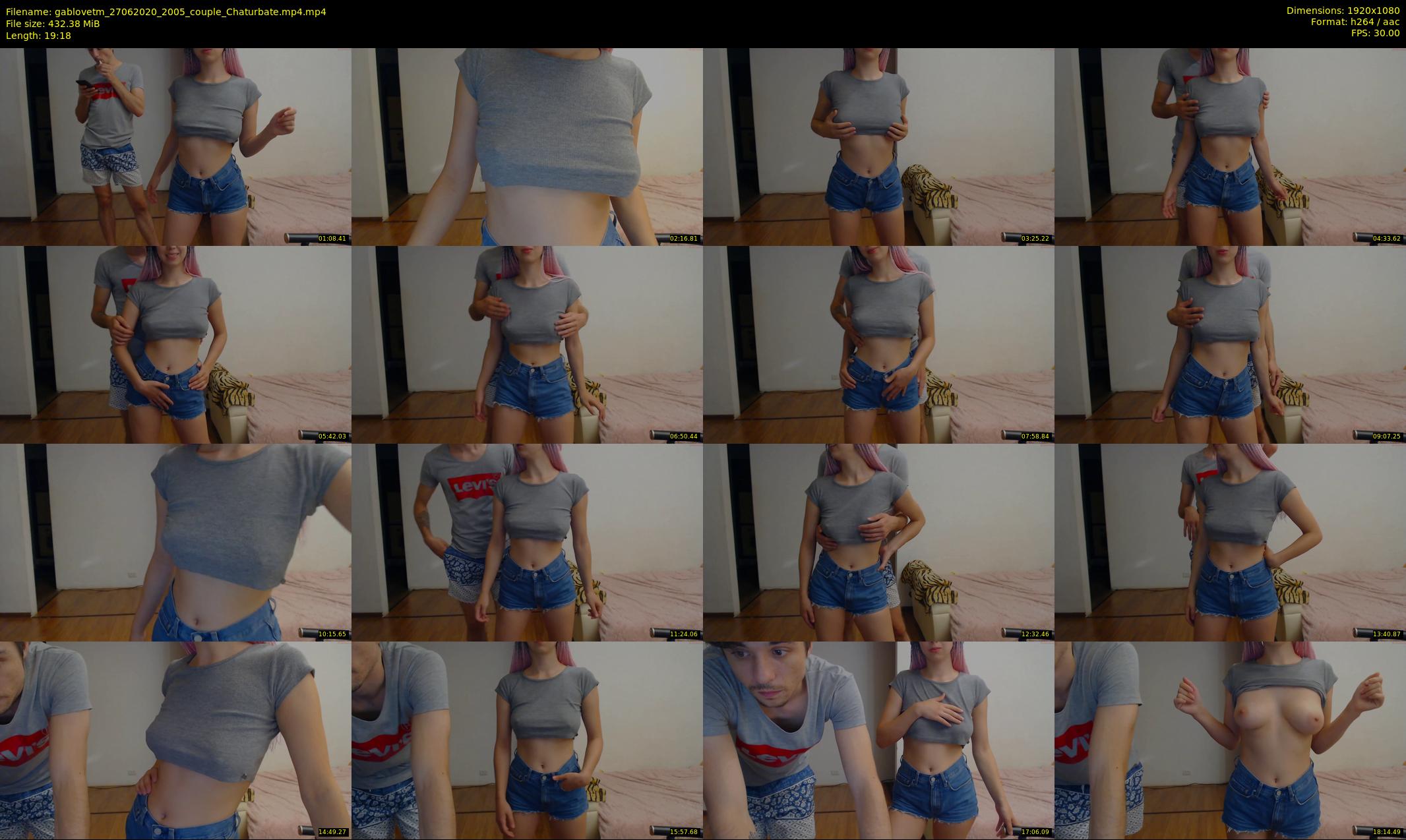 gablovetm — 20 minute Chaturbate couple cam show recording, 1080p, Jun 27, 2020