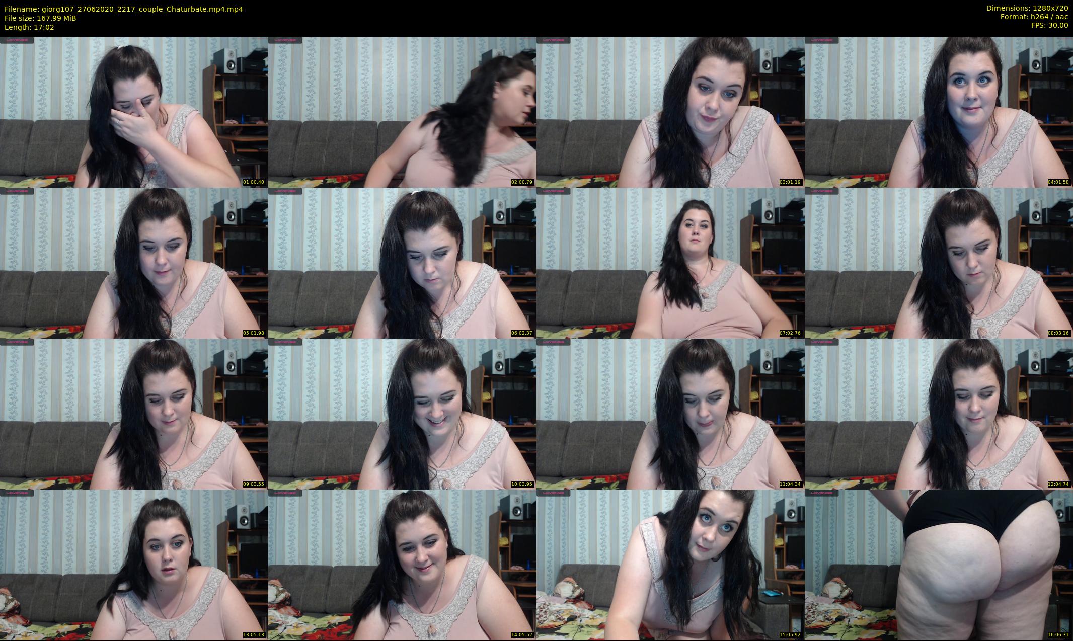 giorg107 — 18 minute Chaturbate couple cam show recording, 720p, Jun 27, 2020