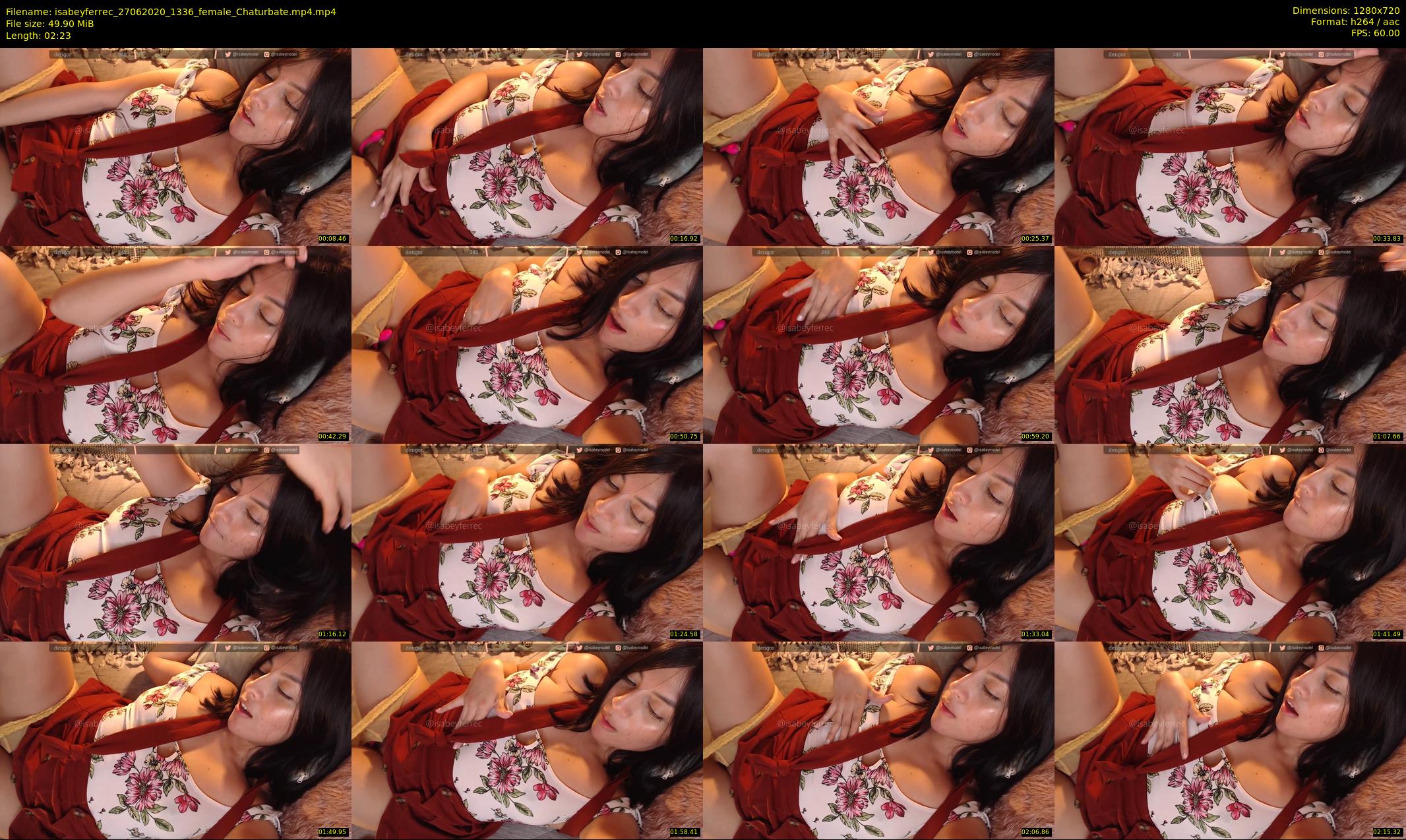 isabeyferrec — 3 minute Chaturbate female cam show recording, 720p, Jun 27, 2020