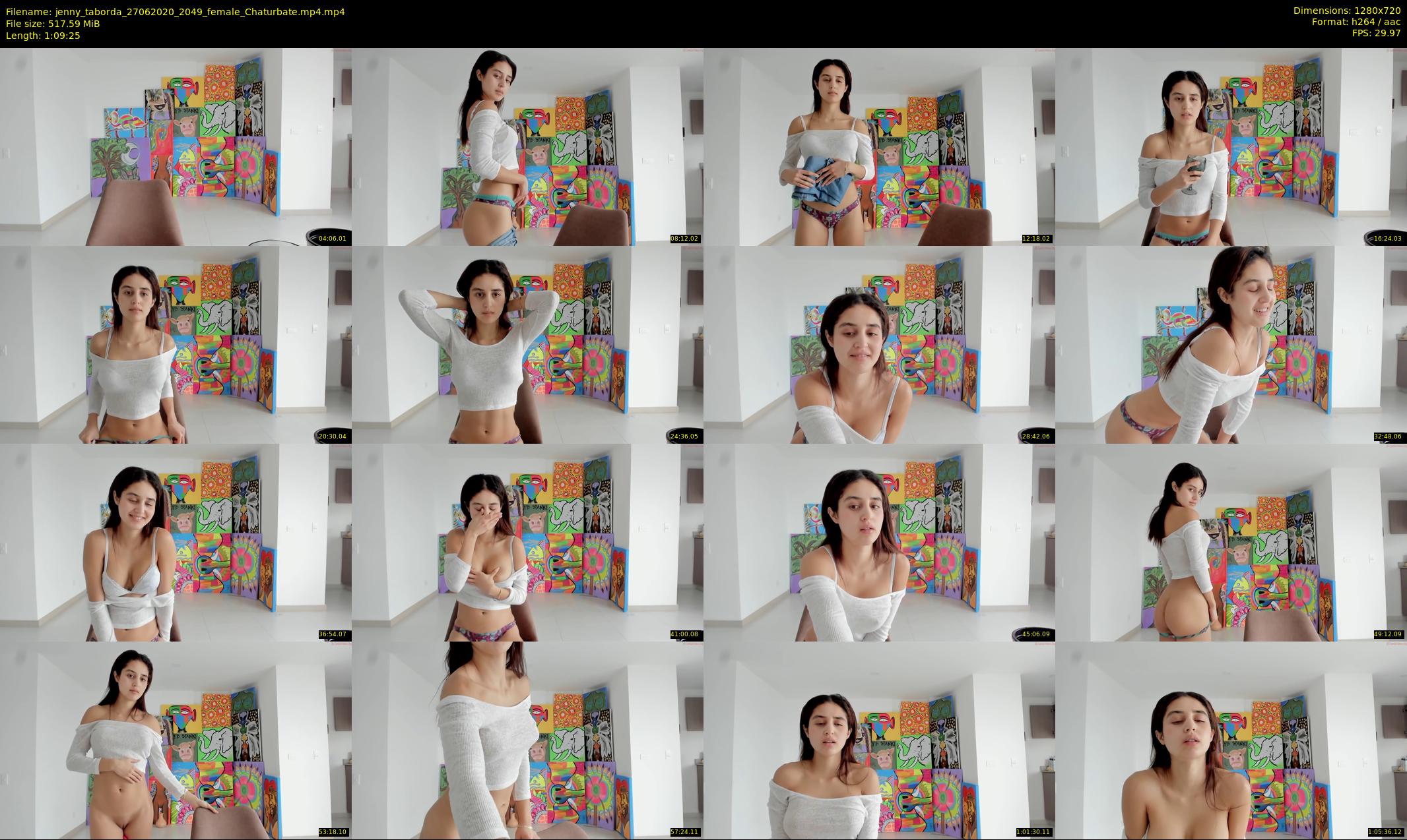 jenny_taborda — 70 minute Chaturbate female cam show recording, 720p, Jun 27, 2020