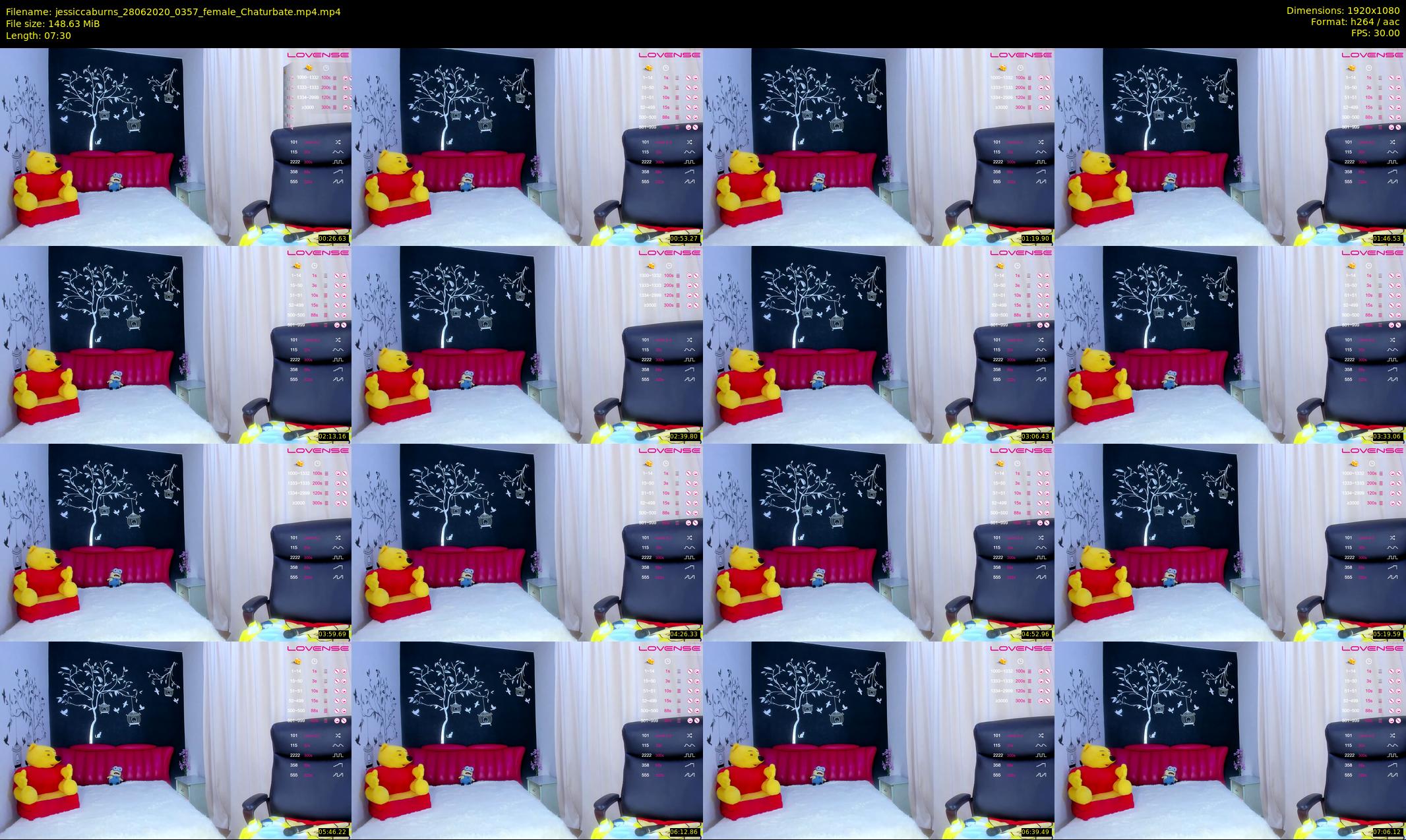 jessiccaburns — 8 minute Chaturbate female cam show recording, 1080p, Jun 28, 2020