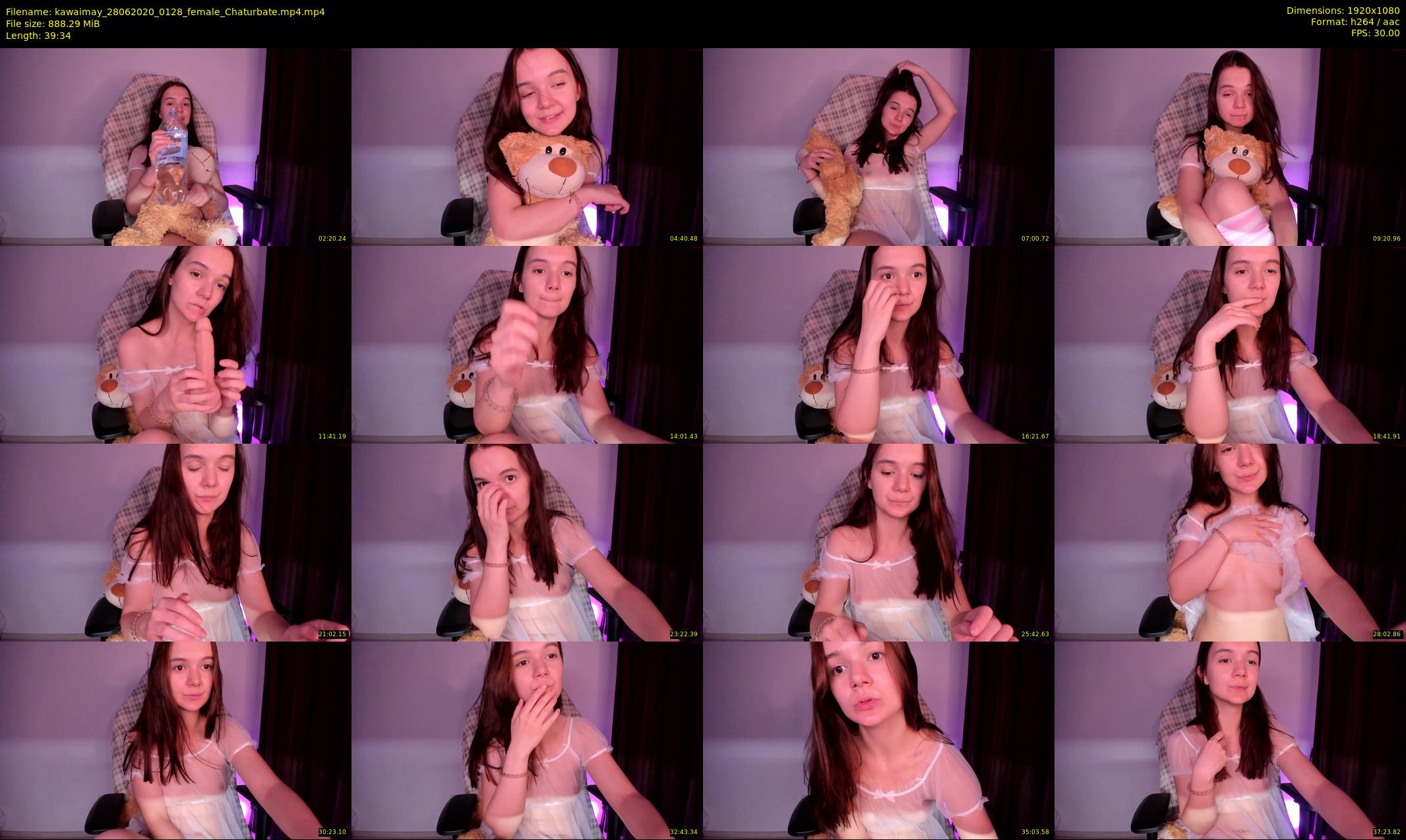 kawaimay — 40 minute Chaturbate female cam show recording, 1080p, Jun 28, 2020