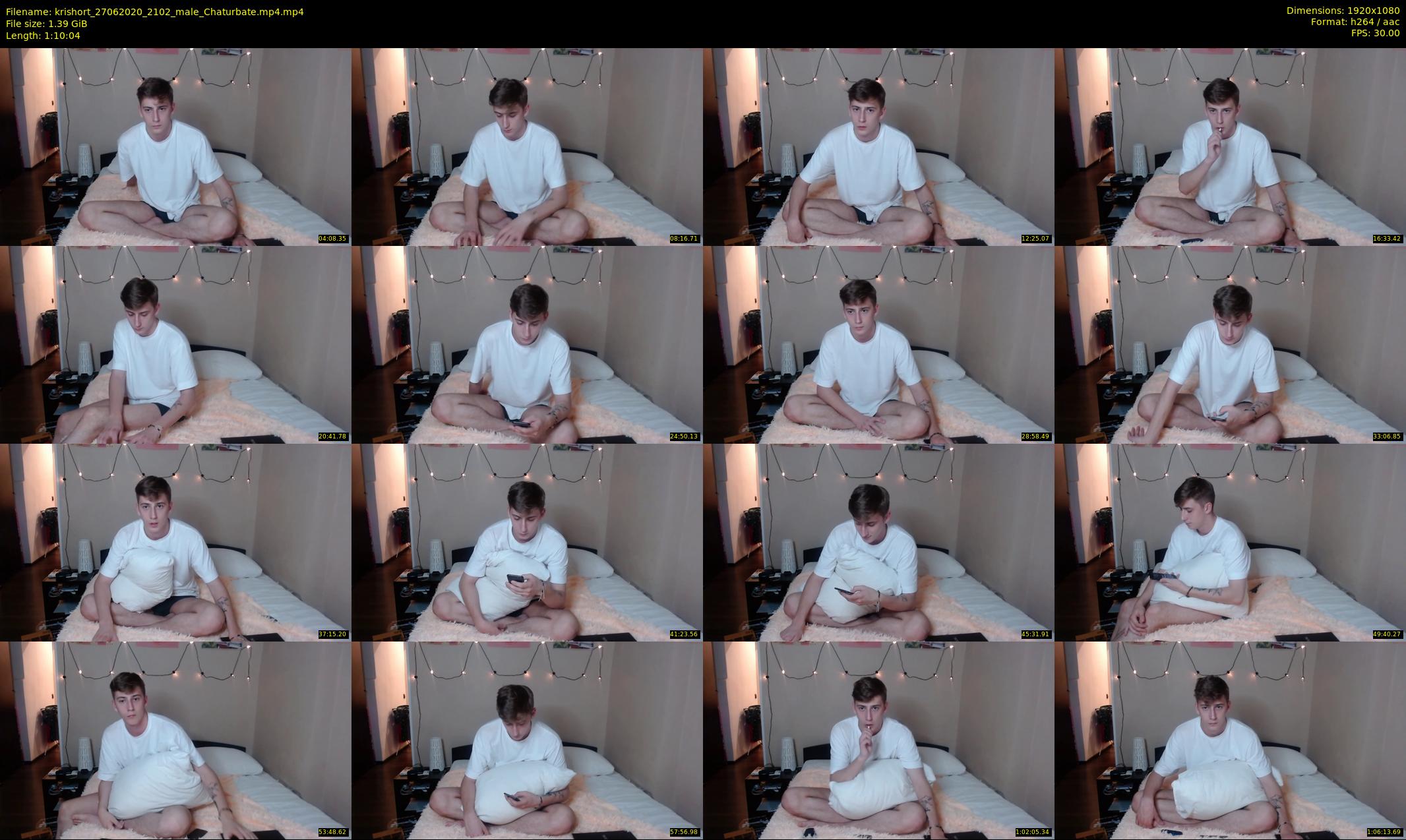krishort — 71 minute Chaturbate male cam show recording, 1080p, Jun 27, 2020
