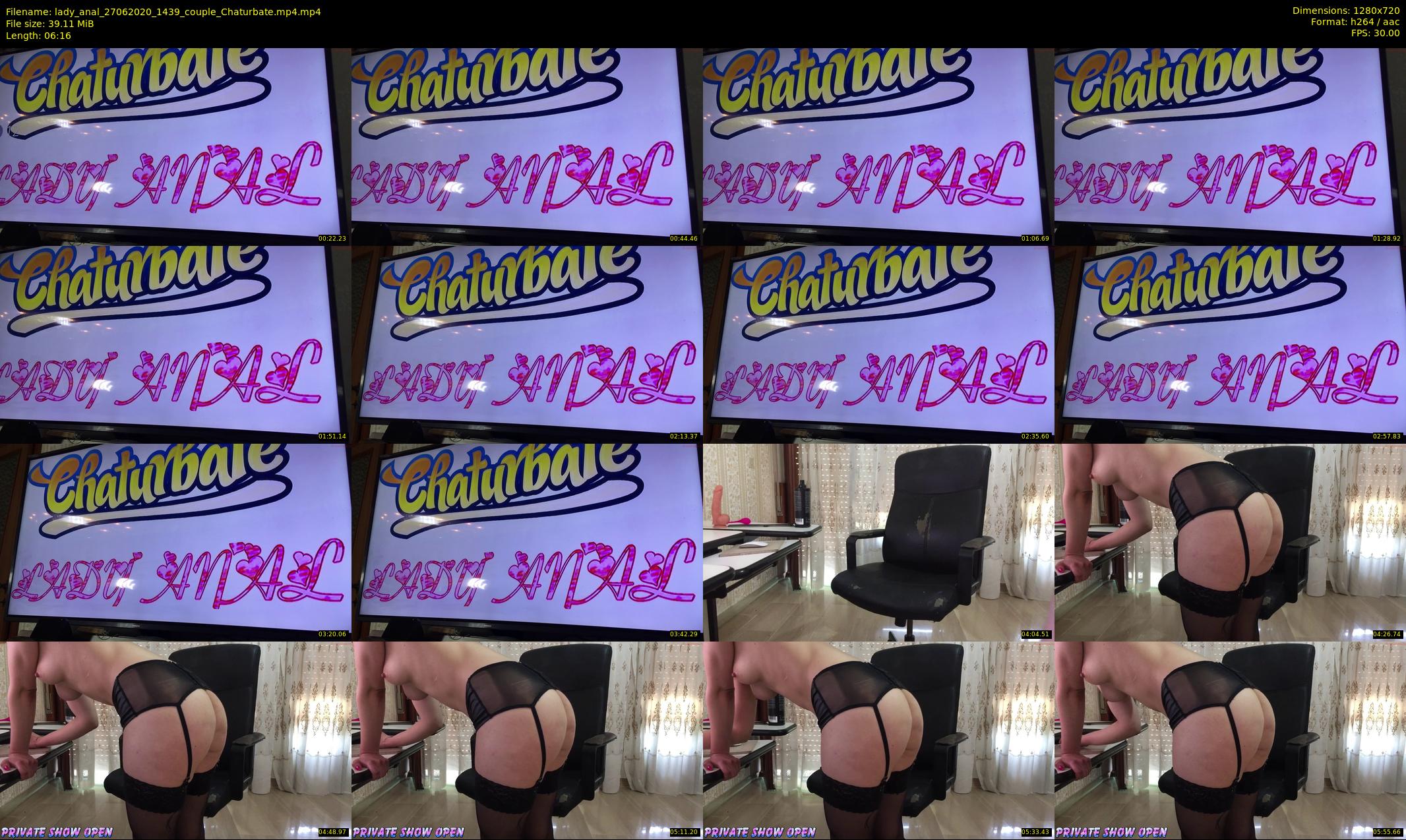 lady_anal — 7 minute Chaturbate female cam show recording, 720p, Jun 27, 2020