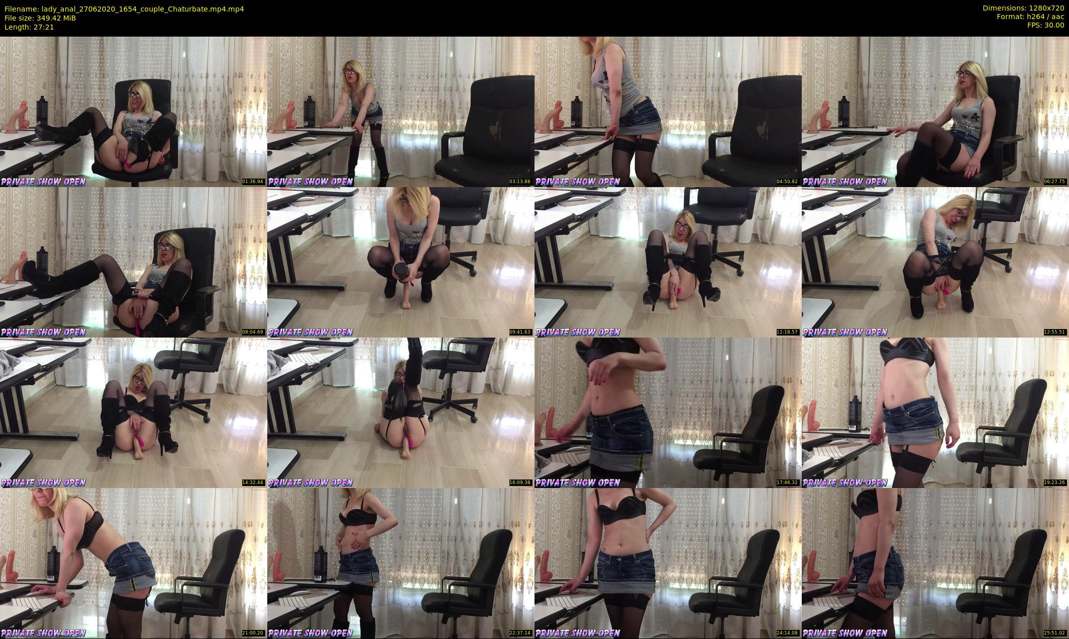 lady_anal — 28 minute Chaturbate female cam show recording, 720p, Jun 27, 2020