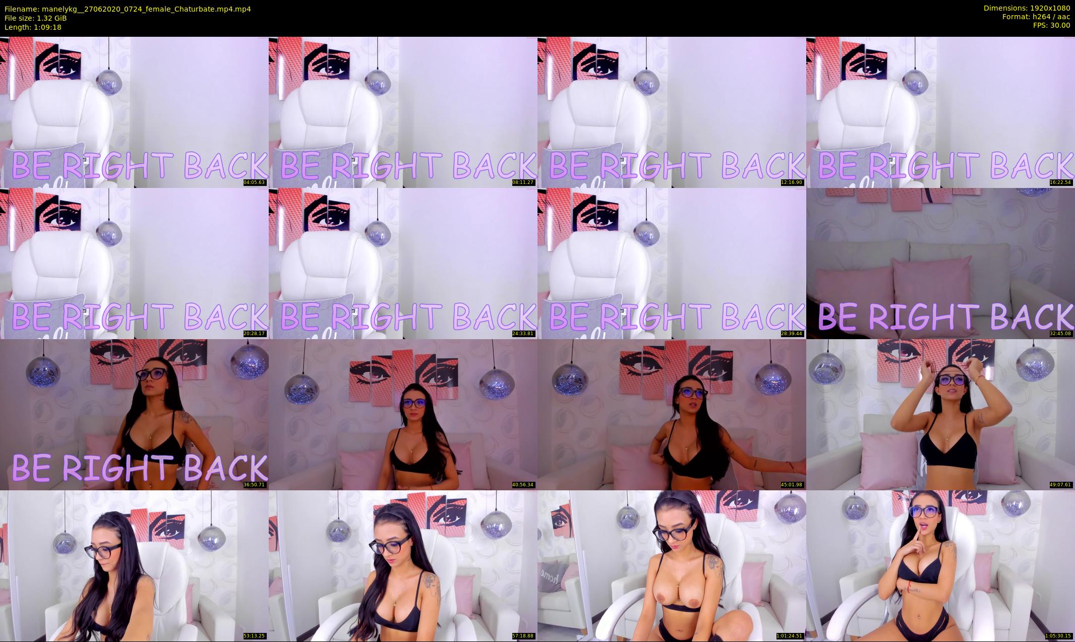 manelykg_ — 70 minute Chaturbate female cam show recording, 1080p, Jun 27, 2020