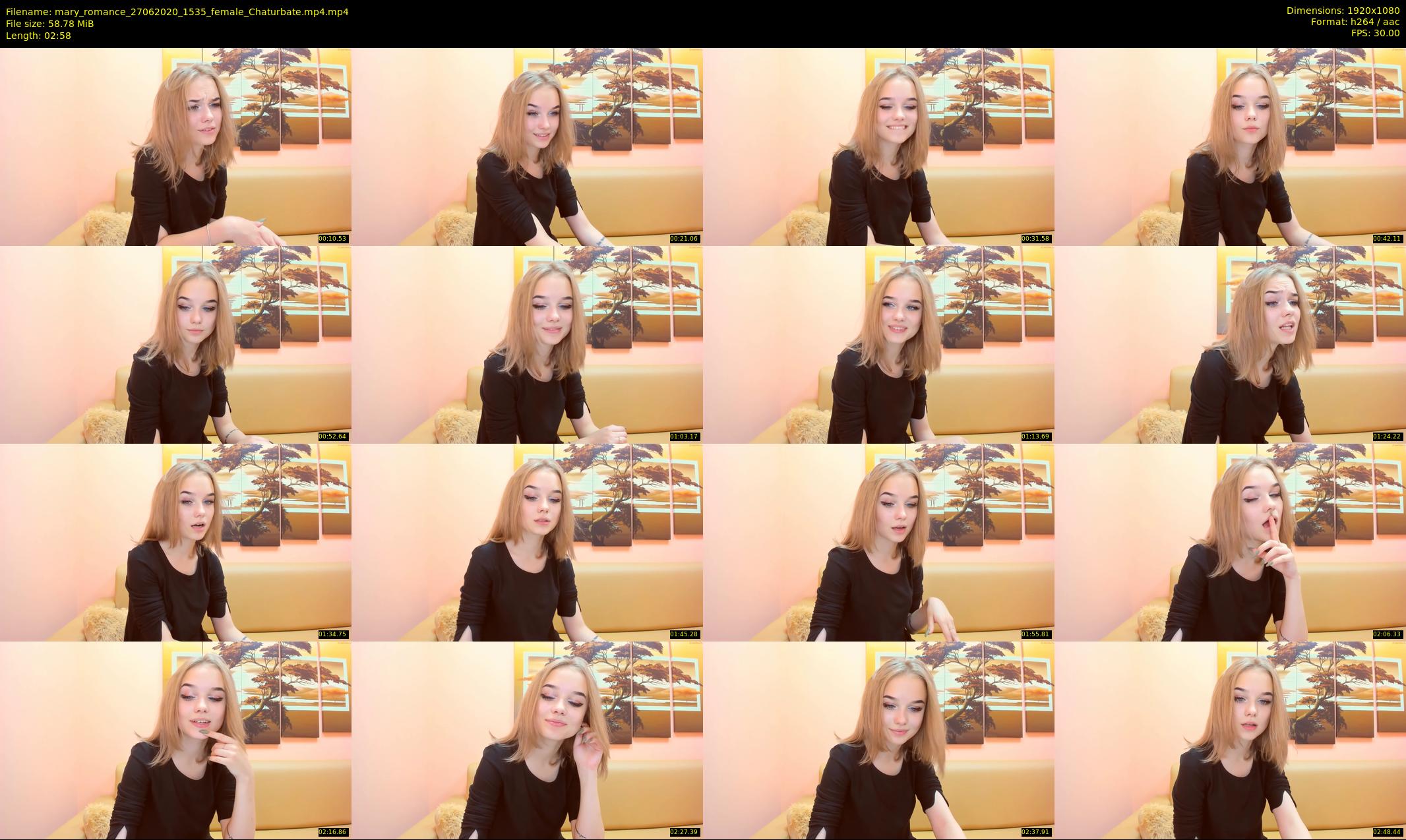 mary_romance — 3 minute Chaturbate female cam show recording, 1080p, Jun 27, 2020