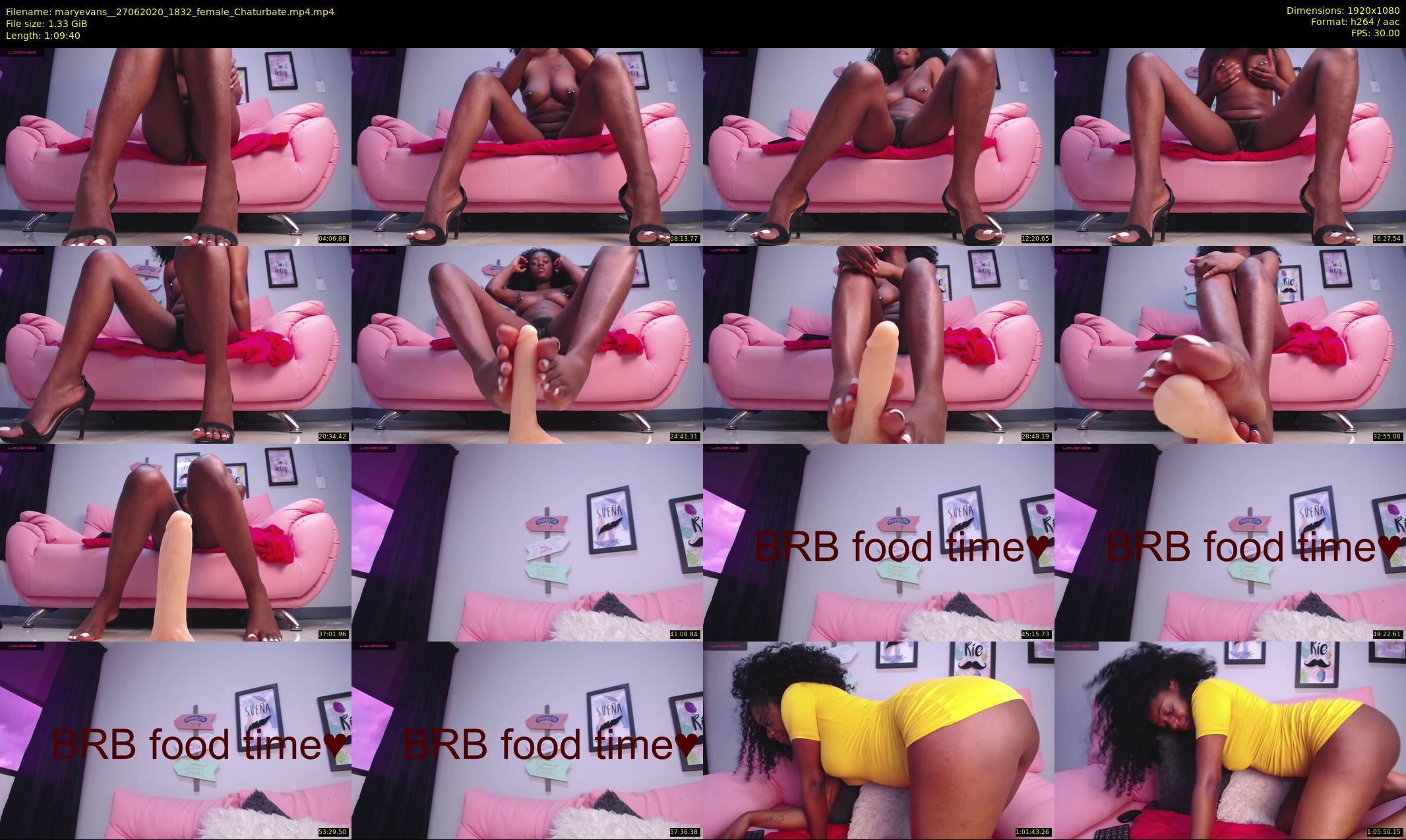 maryevans_ — 70 minute Chaturbate female cam show recording, 1080p, Jun 27, 2020