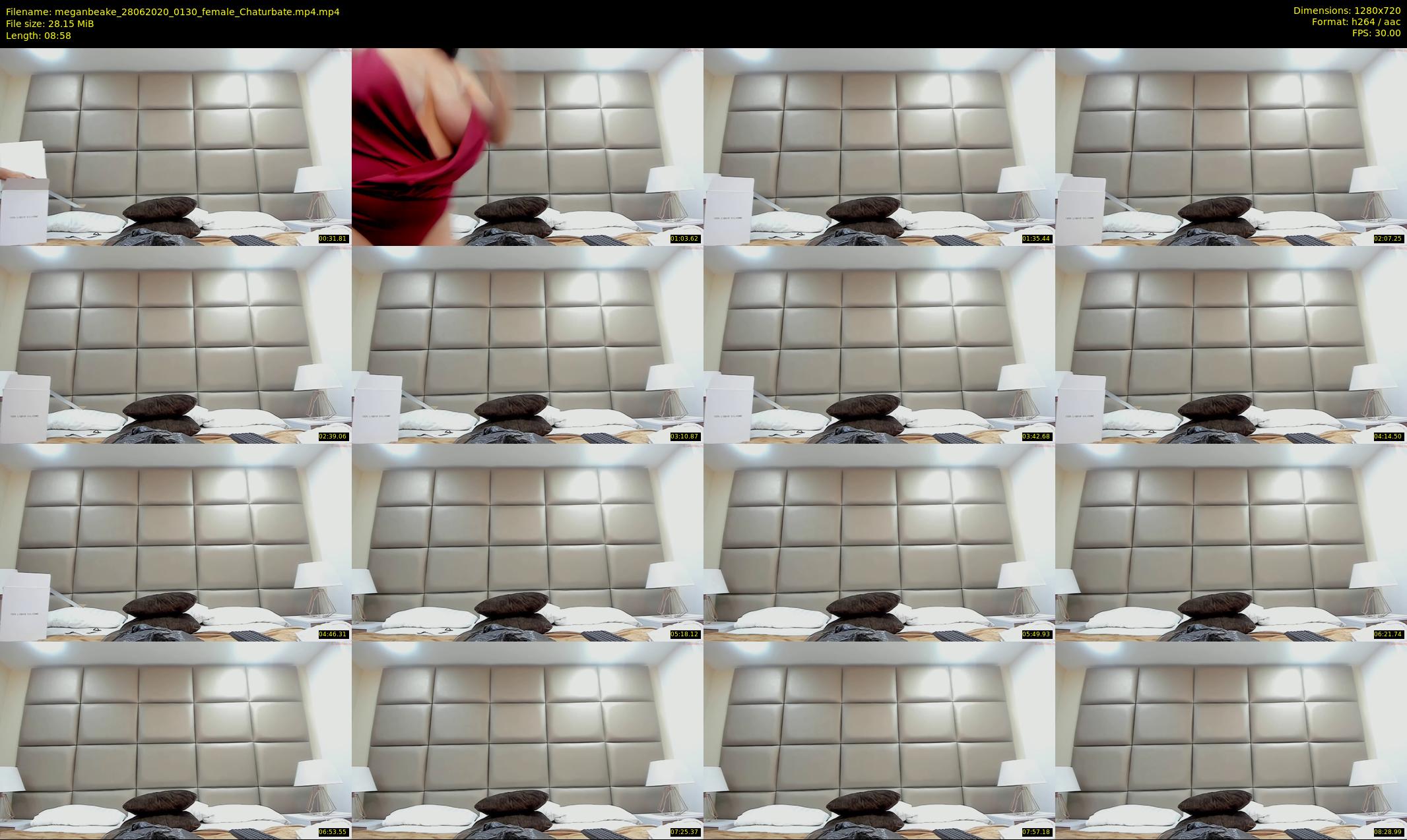 meganbeake — 9 minute Chaturbate female cam show recording, 720p, Jun 28, 2020