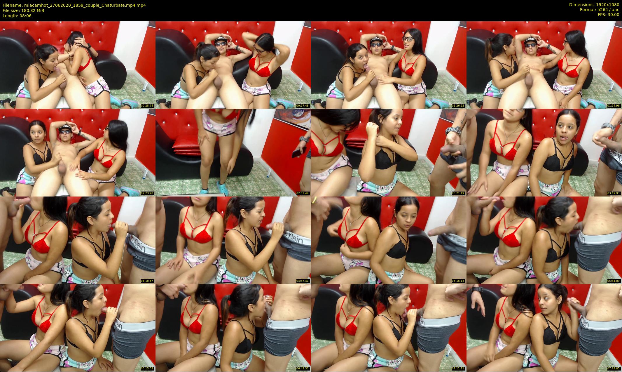 miacamhot — 9 minute Chaturbate couple cam show recording, 1080p, Jun 27, 2020