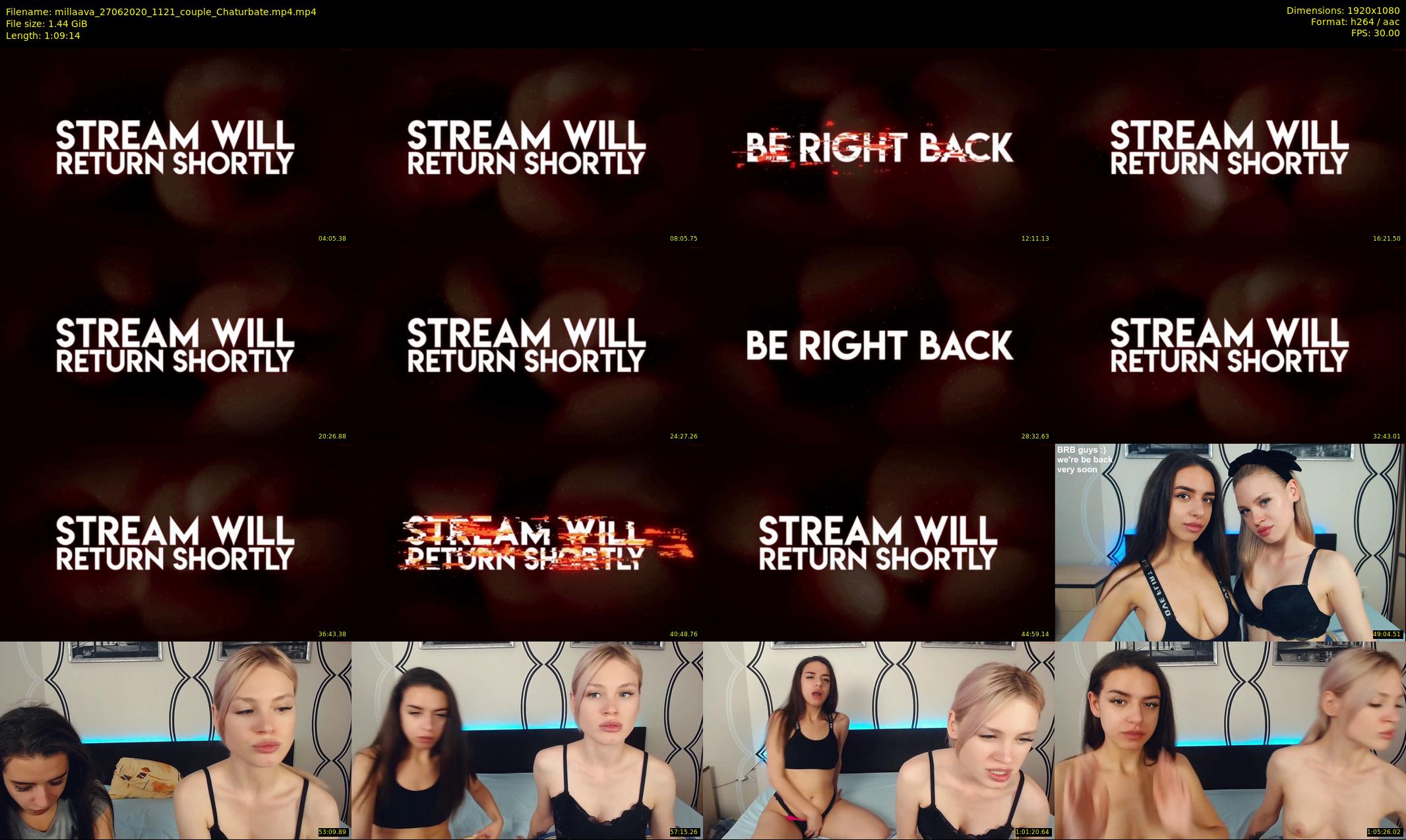 millaava — 70 minute Chaturbate female cam show recording, 1080p, Jun 27, 2020
