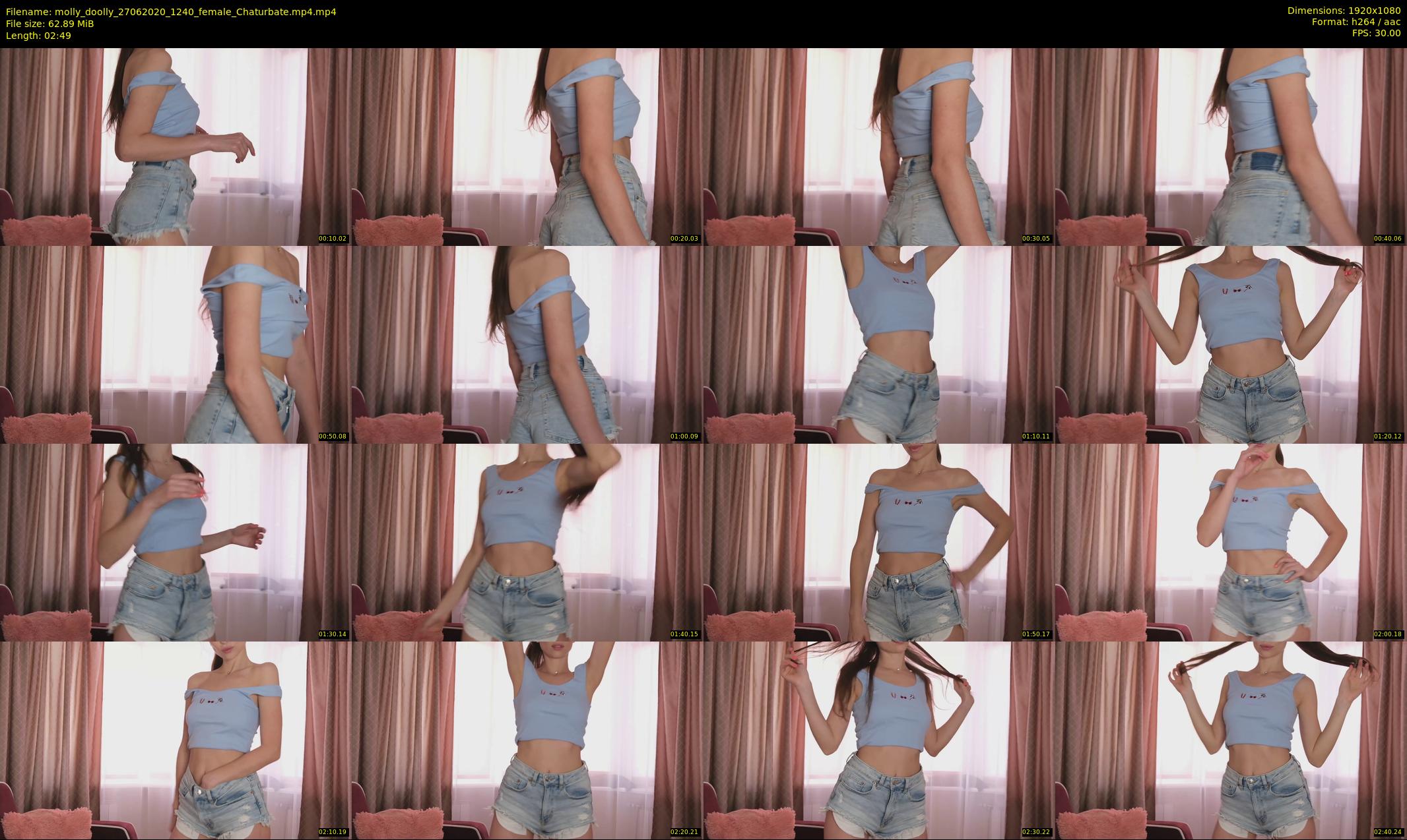 molly_doolly — 3 minute Chaturbate female cam show recording, 1080p, Jun 27, 2020