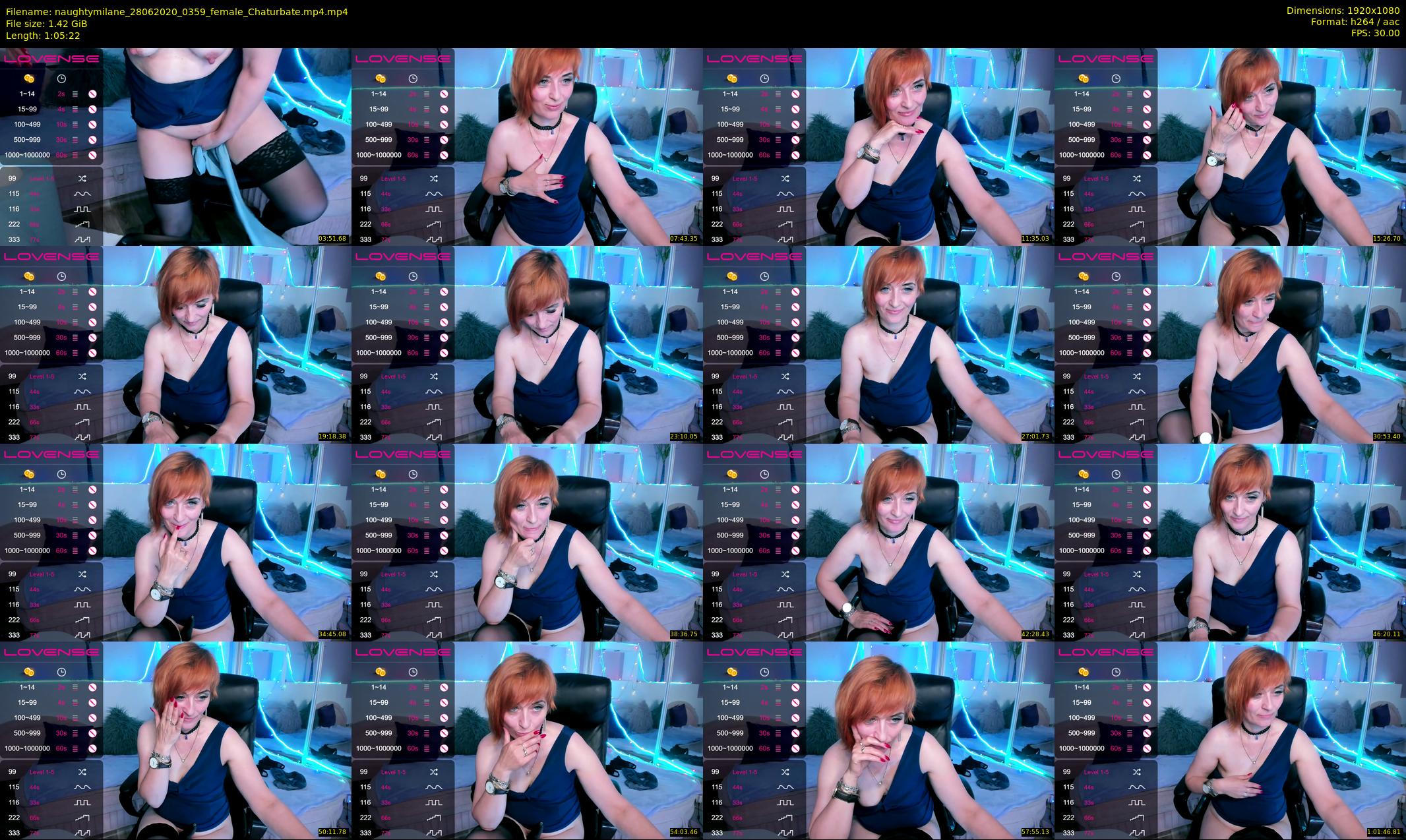 naughtymilane — 66 minute Chaturbate female cam show recording, 1080p, Jun 28, 2020