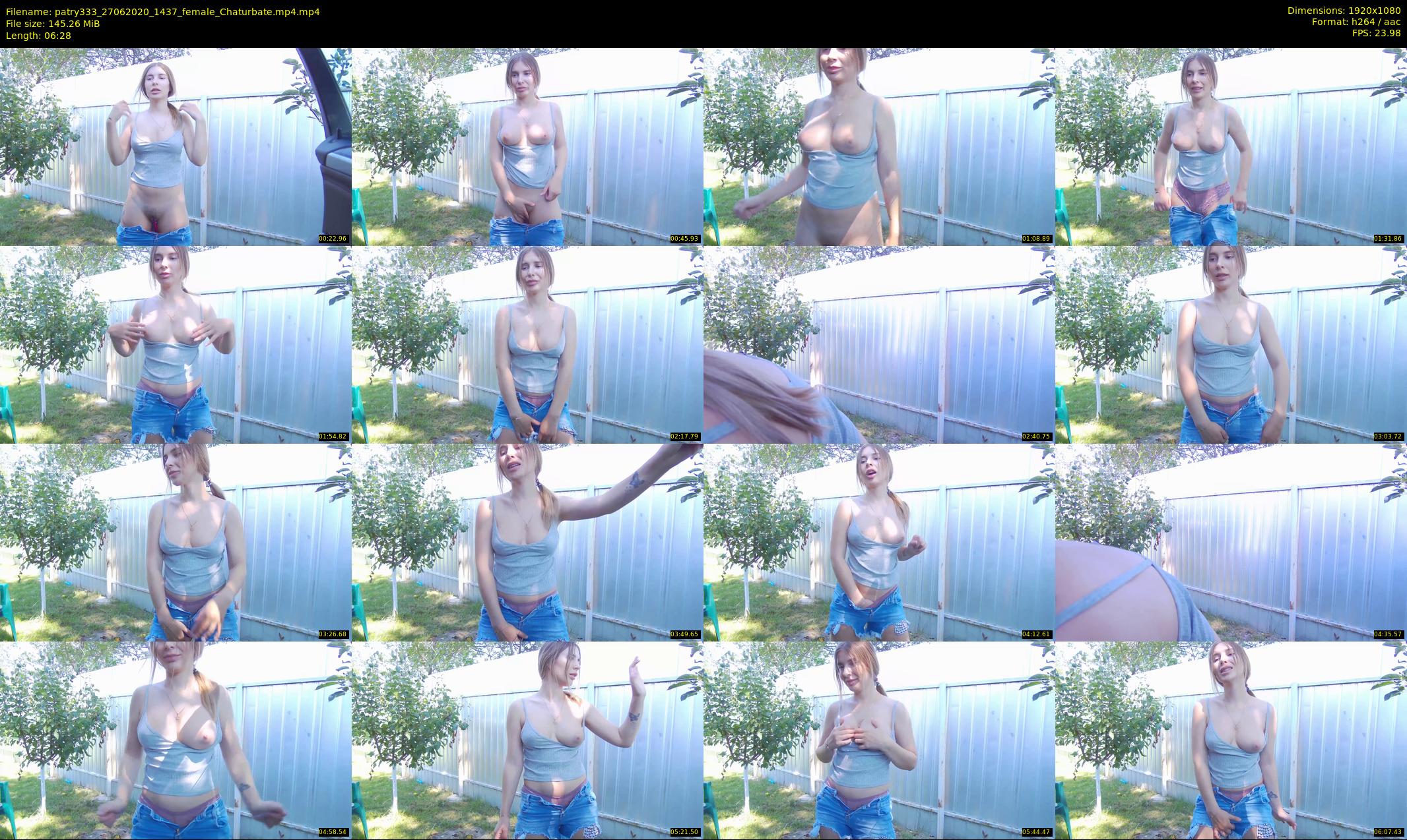 patry333 — 7 minute Chaturbate female cam show recording, 1080p, Jun 27, 2020