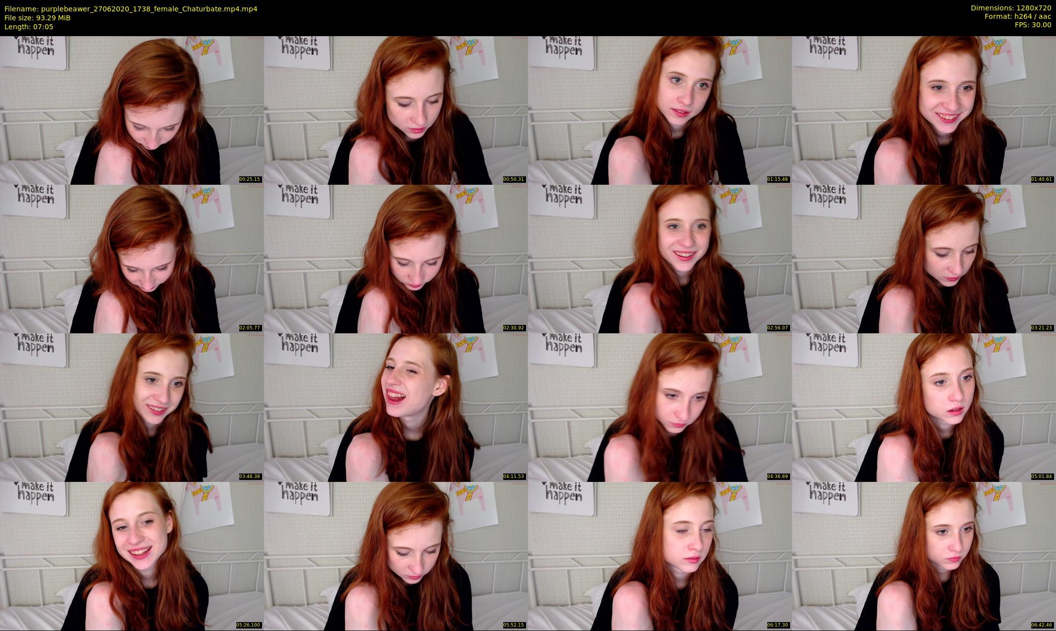 purplebeawer — 8 minute Chaturbate female cam show recording, 720p, Jun 27, 2020