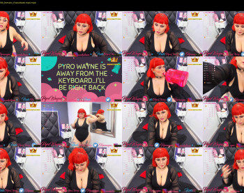 pyrowayne — 54 minute Chaturbate female cam show recording, 720p, Jun 27, 2020
