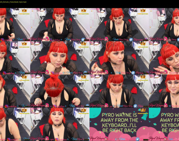 pyrowayne — 54 minute Chaturbate female cam show recording, 720p, Jun 28, 2020