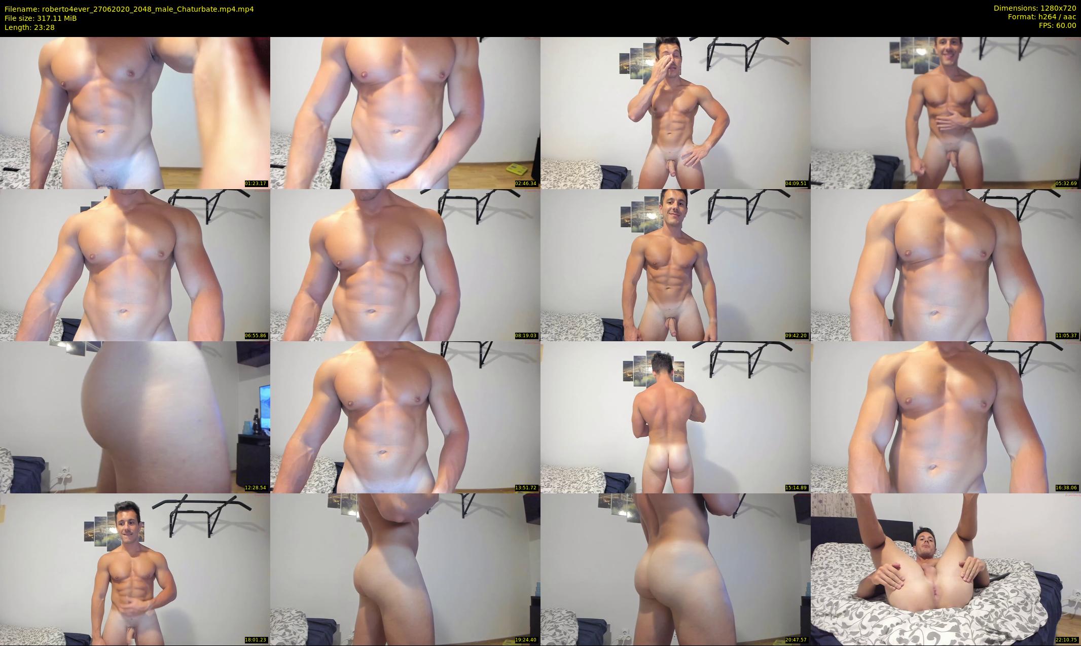 roberto4ever — 24 minute Chaturbate male cam show recording, 720p, Jun 27, 2020