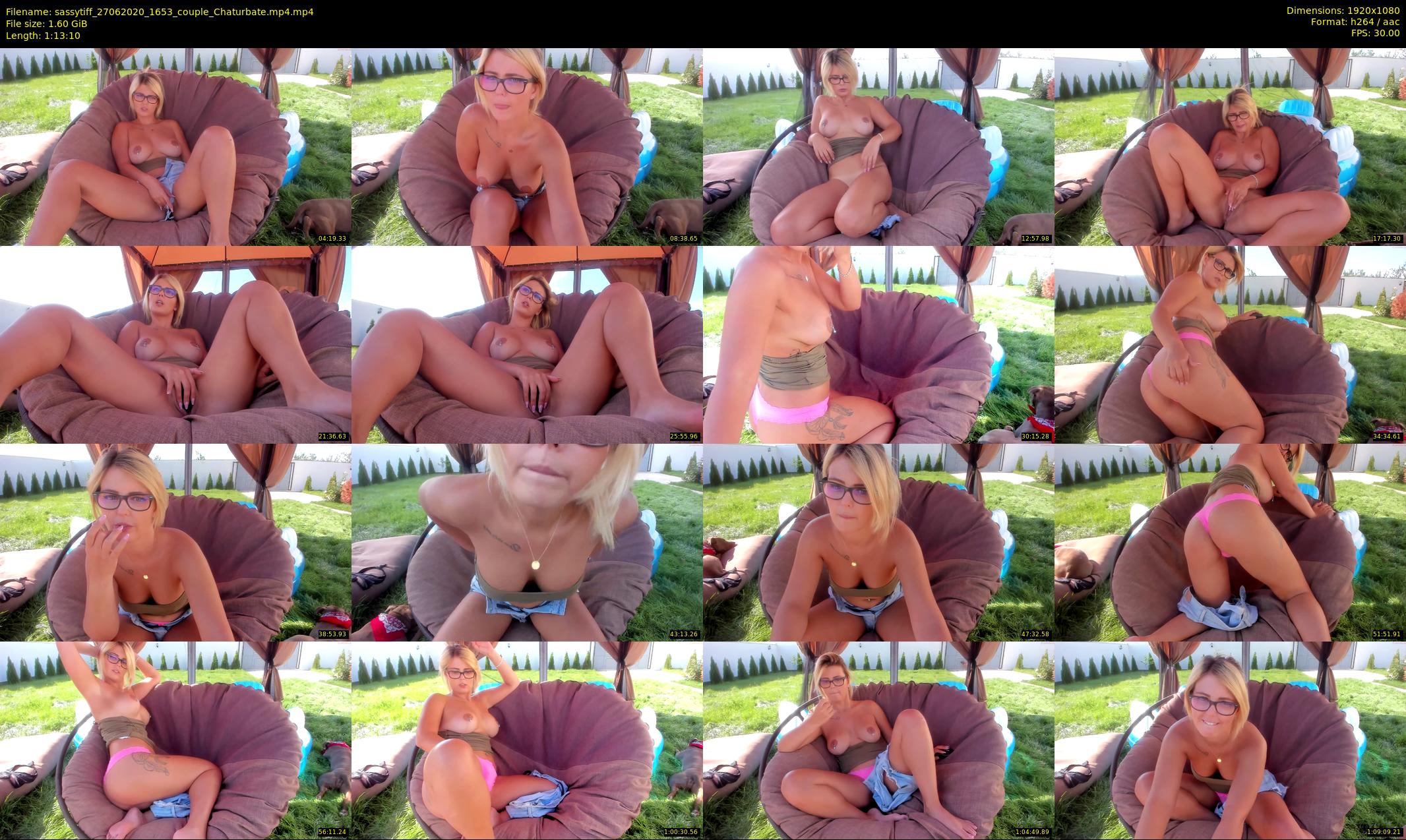 sassytiff — 74 minute Chaturbate couple cam show recording, 1080p, Jun 27, 2020