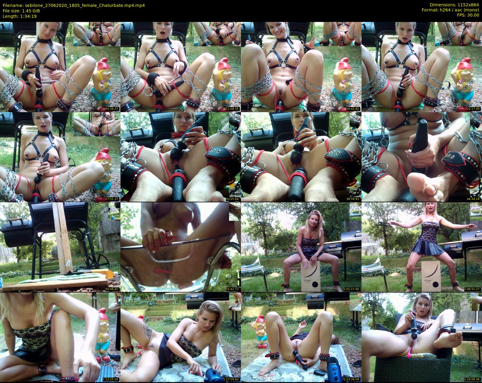 sebilone — 95 minute Chaturbate couple cam show recording, 720p, Jun 27, 2020