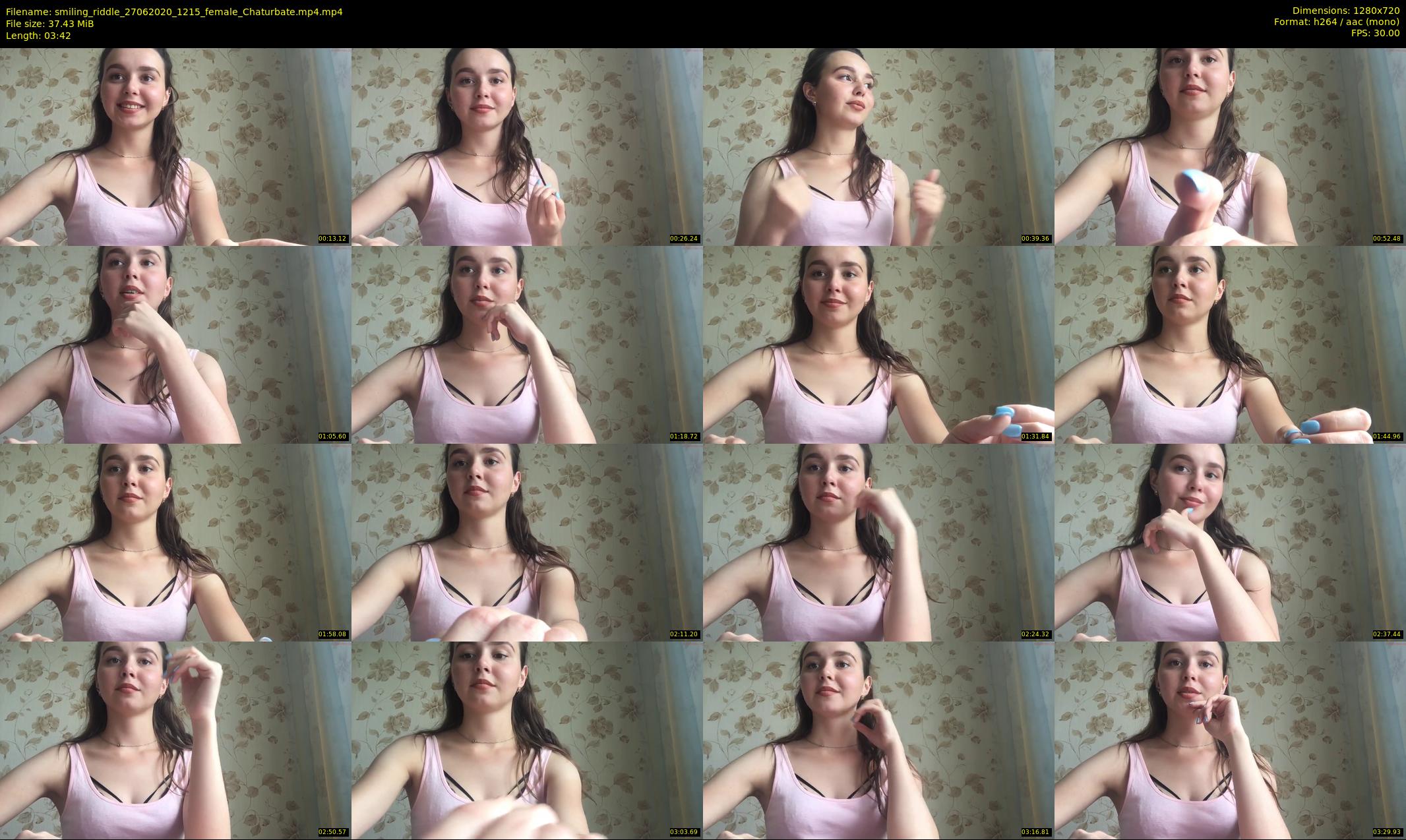 smiling_riddle — 4 minute Chaturbate female cam show recording, 720p, Jun 27, 2020