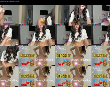 sweety_rinushka_ — 12 minute Chaturbate female cam show recording, 1080p, Jun 27, 2020