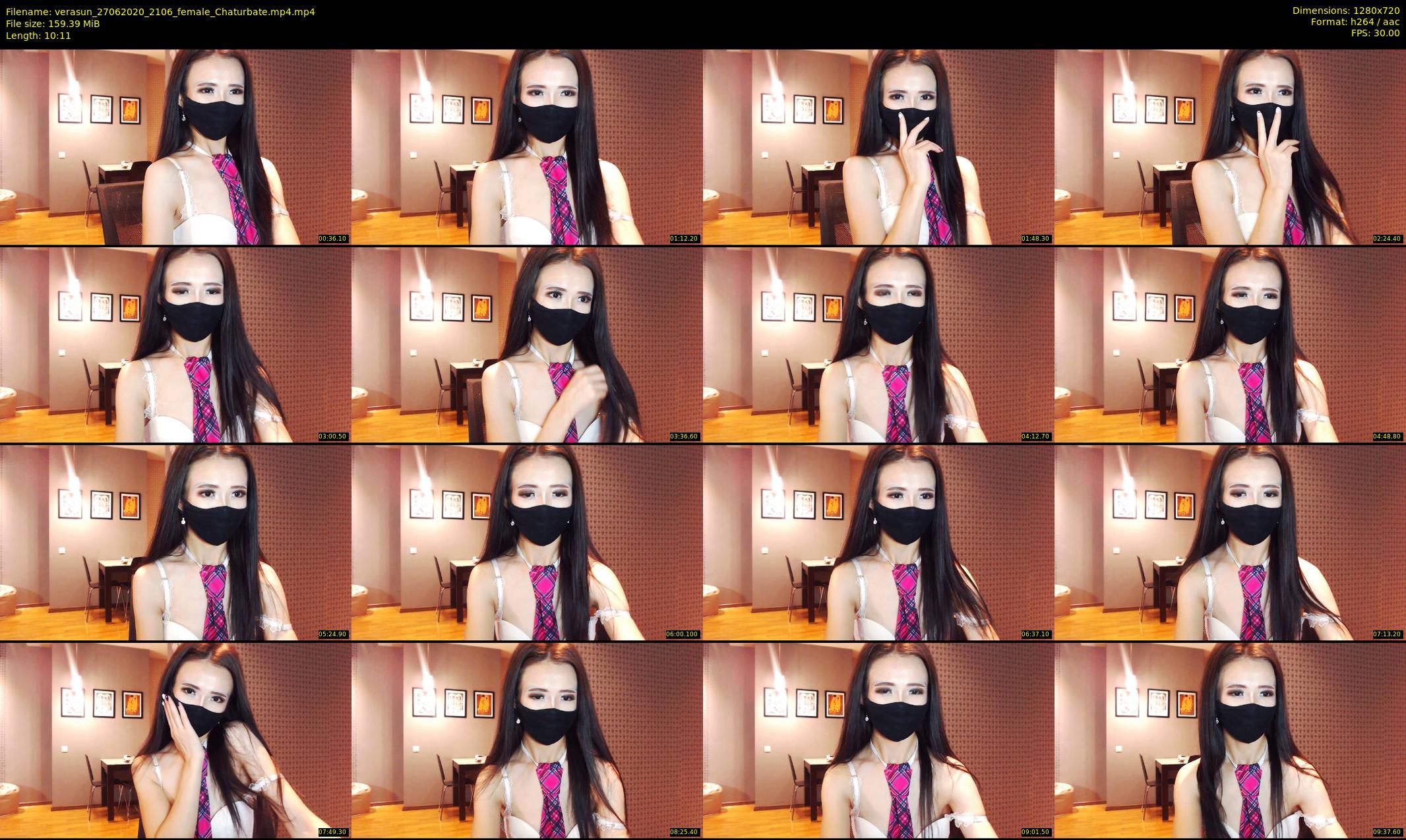 verasun — 11 minute Chaturbate female cam show recording, 720p, Jun 27, 2020