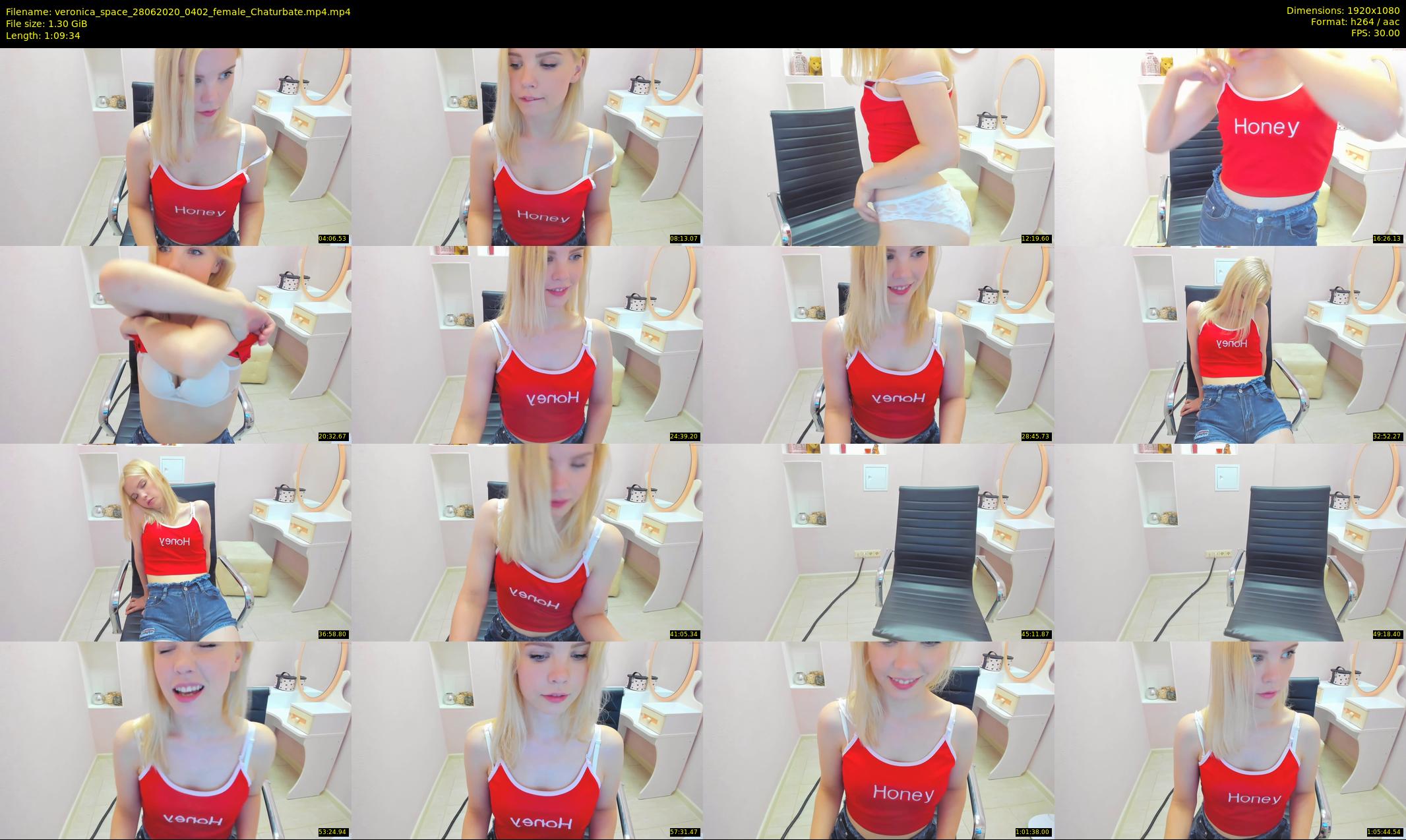 veronica_space — 70 minute Chaturbate female cam show recording, 1080p, Jun 28, 2020