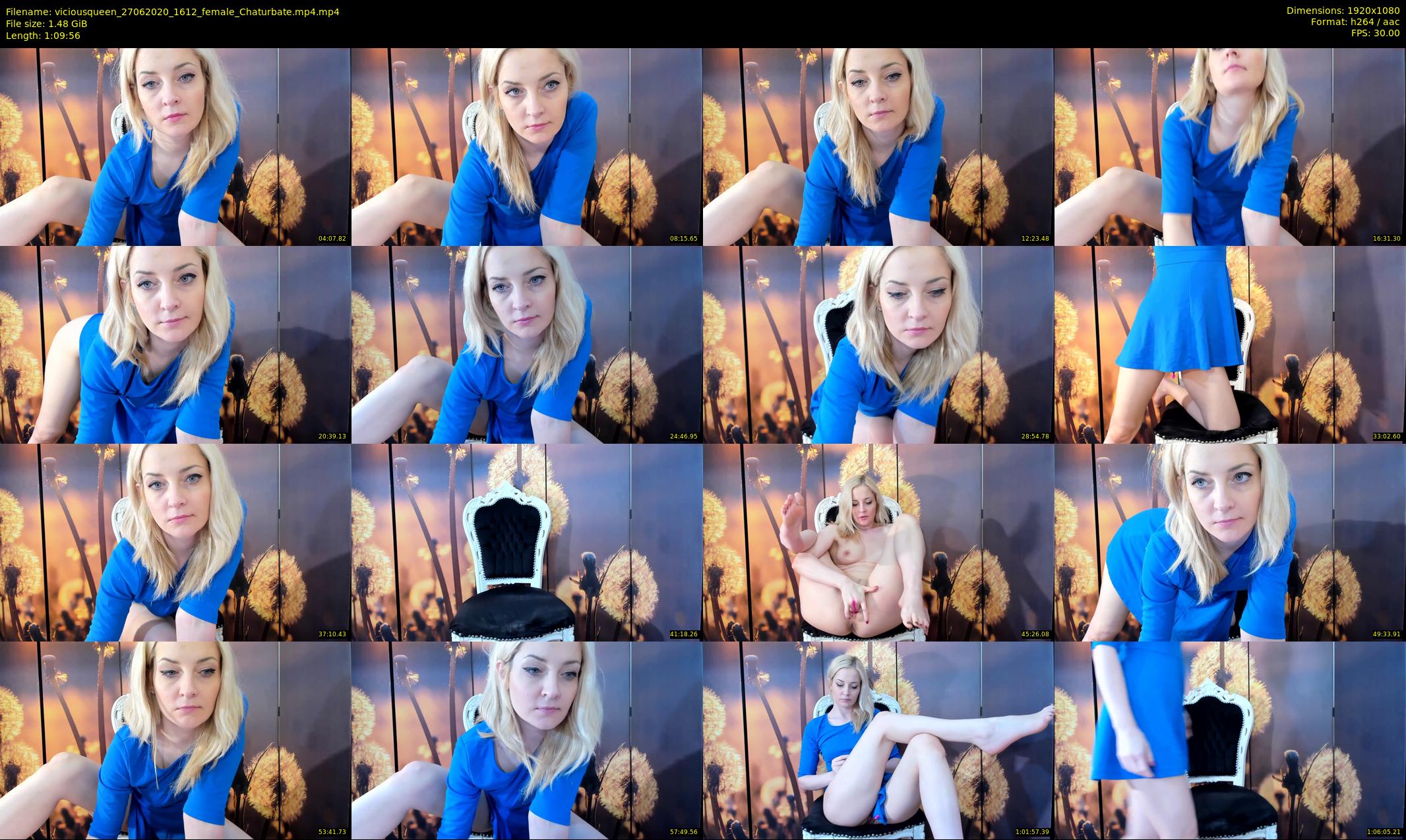 viciousqueen — 70 minute Chaturbate female cam show recording, 1080p, Jun 27, 2020
