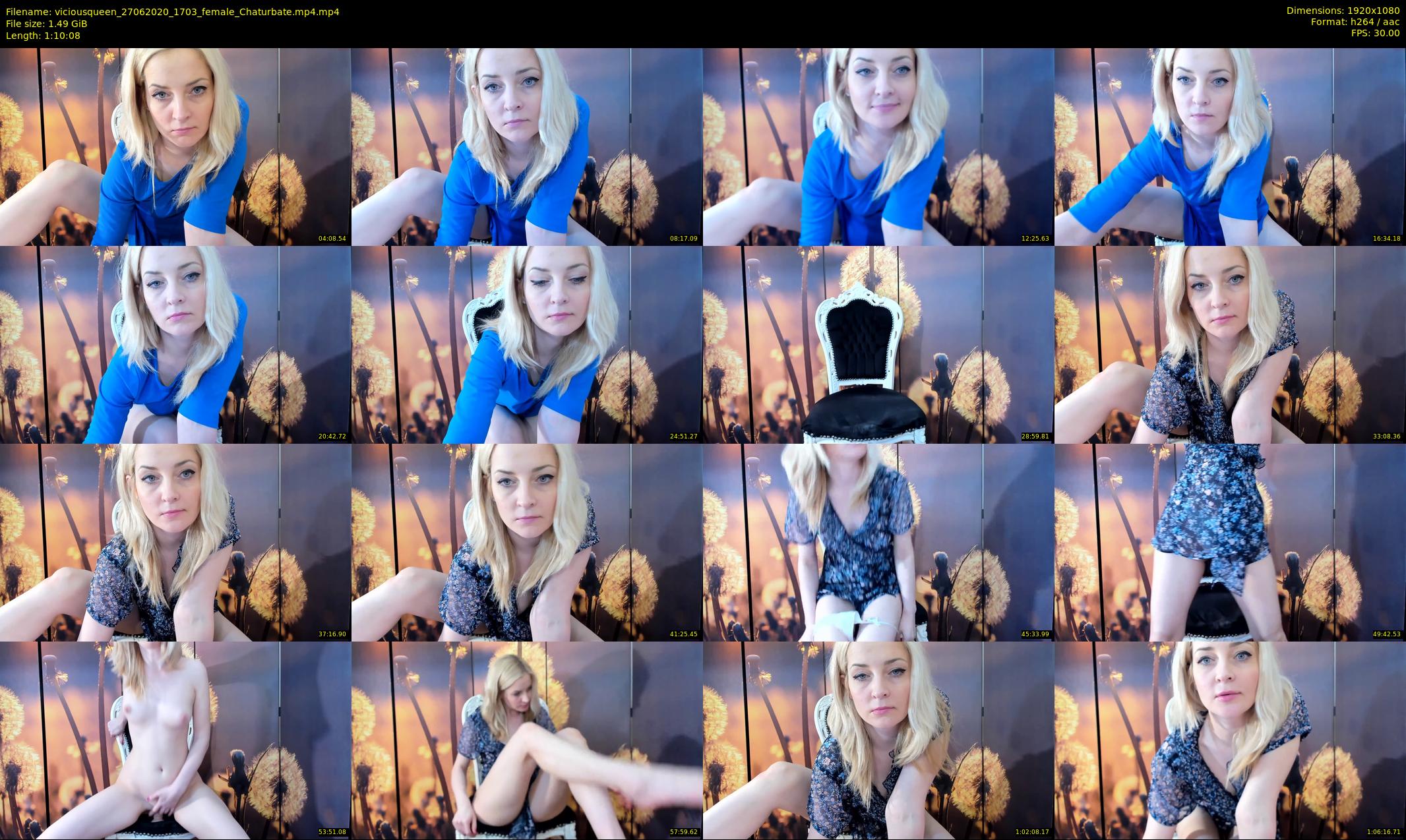 viciousqueen — 71 minute Chaturbate female cam show recording, 1080p, Jun 27, 2020