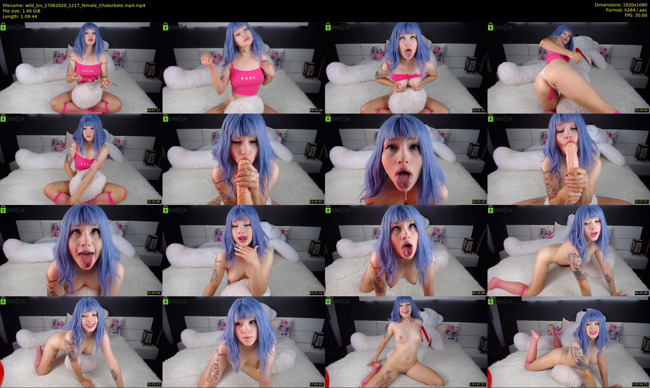 wild_lov — 70 minute Chaturbate female cam show recording, 1080p, Jun 27, 2020