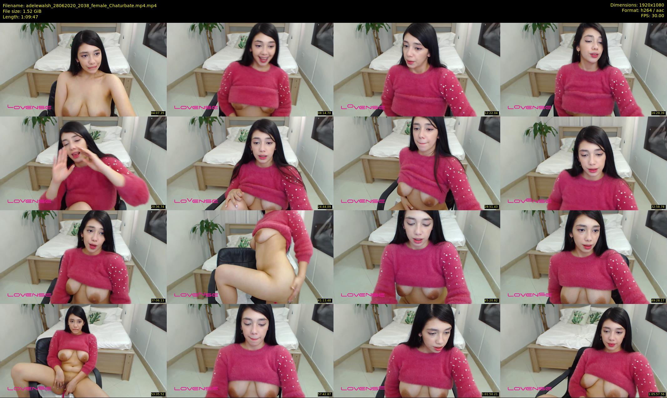 adelewalsh — 70 minute Chaturbate female cam show recording, 1080p, Jun 28, 2020