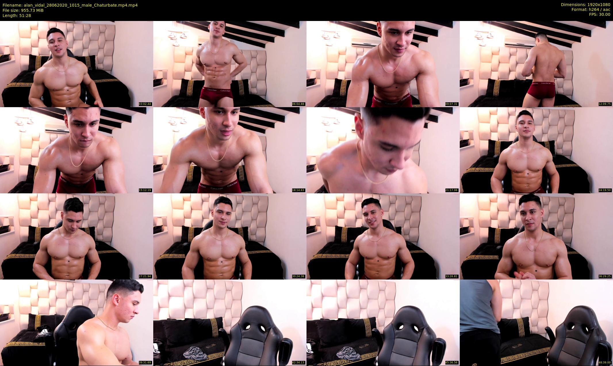 alan_vidal — 52 minute Chaturbate male cam show recording, 1080p, Jun 28, 2020