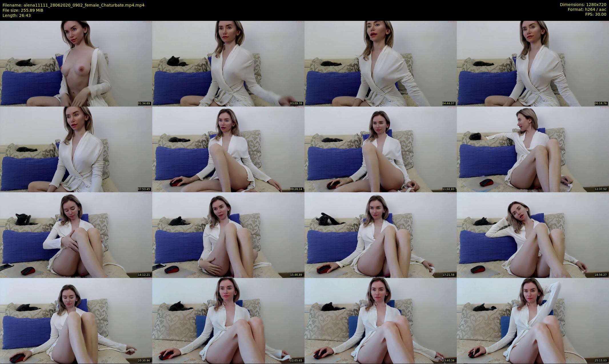 alena11111 — 27 minute Chaturbate female cam show recording, 720p, Jun 28, 2020