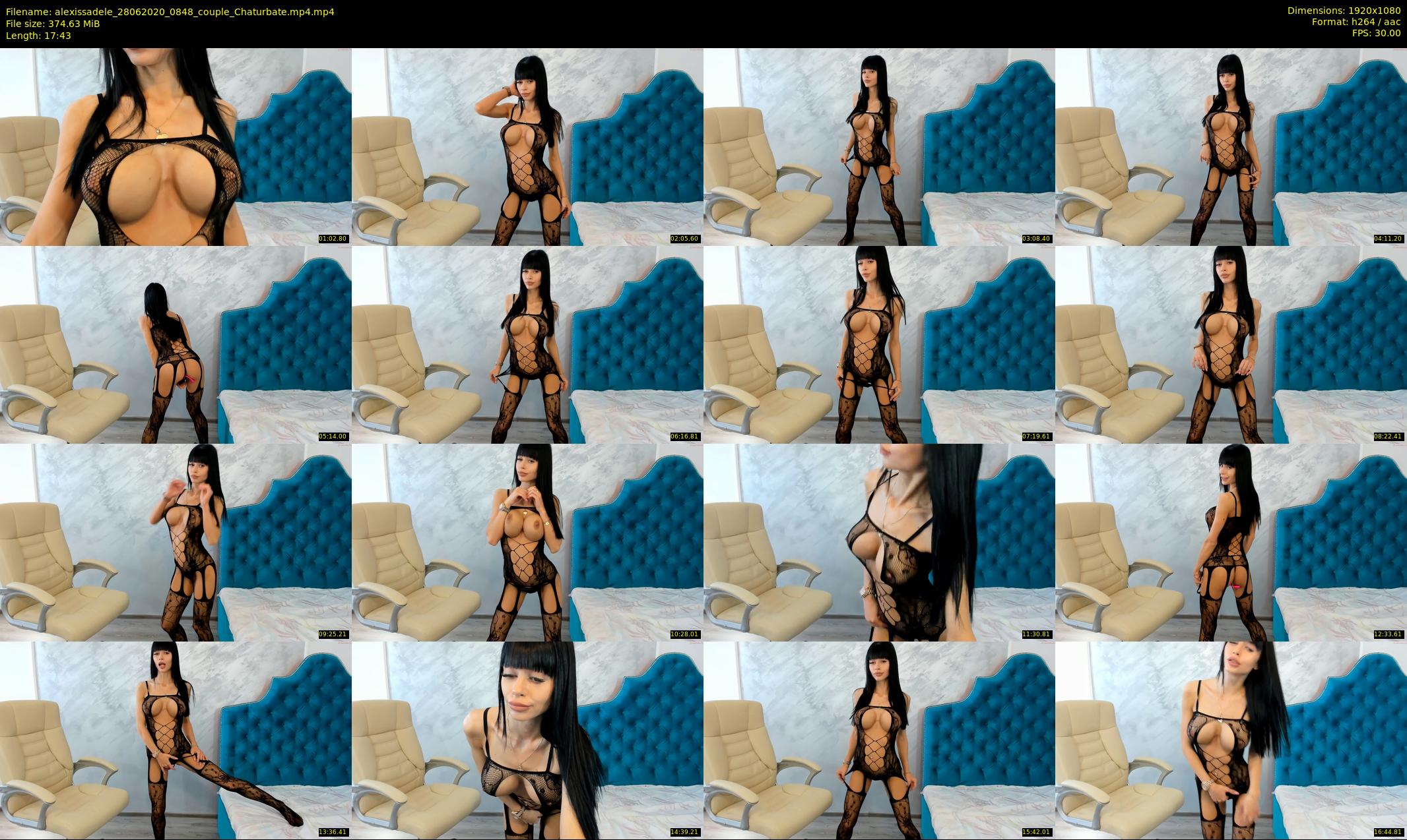 alexissadele — 18 minute Chaturbate female cam show recording, 1080p, Jun 28, 2020