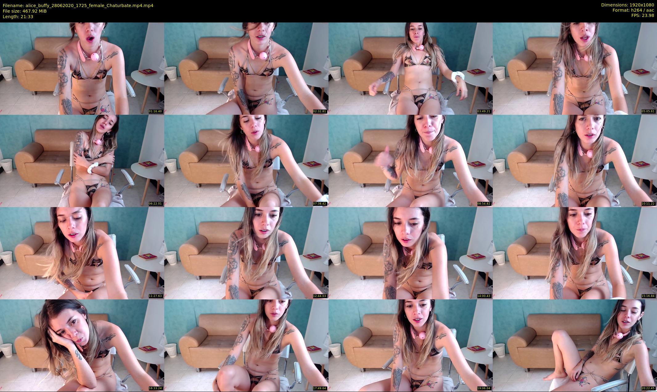 alice_buffy — 22 minute Chaturbate female cam show recording, 1080p, Jun 28, 2020