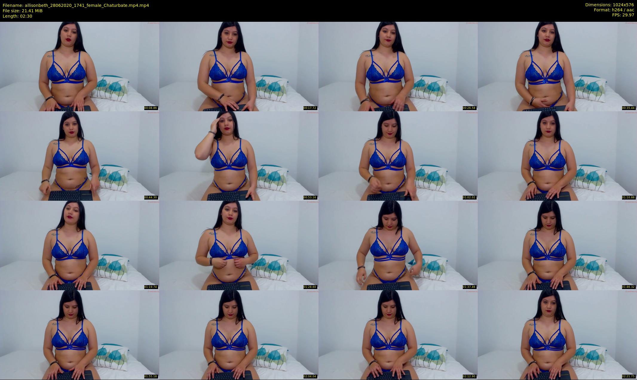 allisonbeth — 3 minute Chaturbate female cam show recording, 480p, Jun 28, 2020