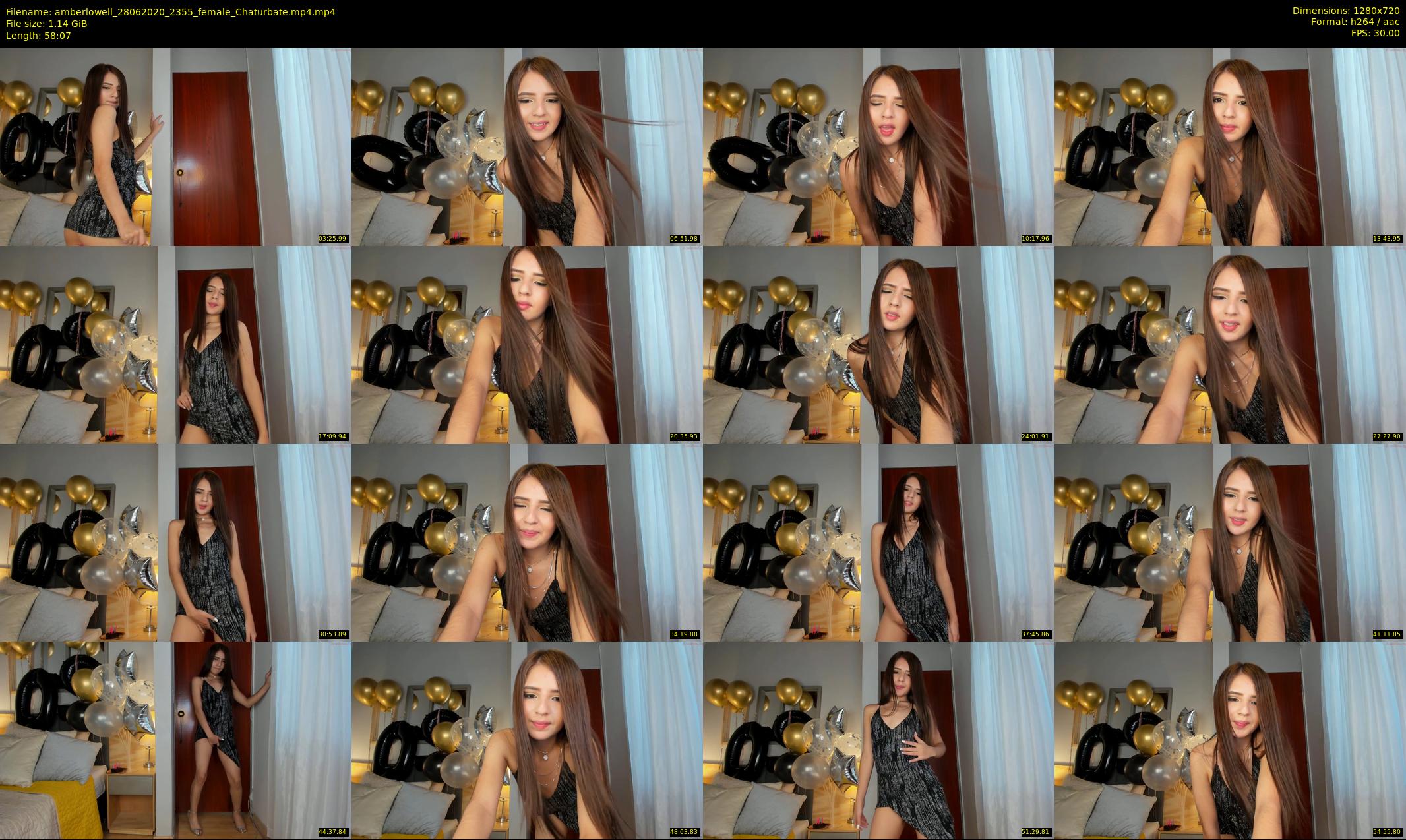 amberlowell — 59 minute Chaturbate female cam show recording, 720p, Jun 28, 2020
