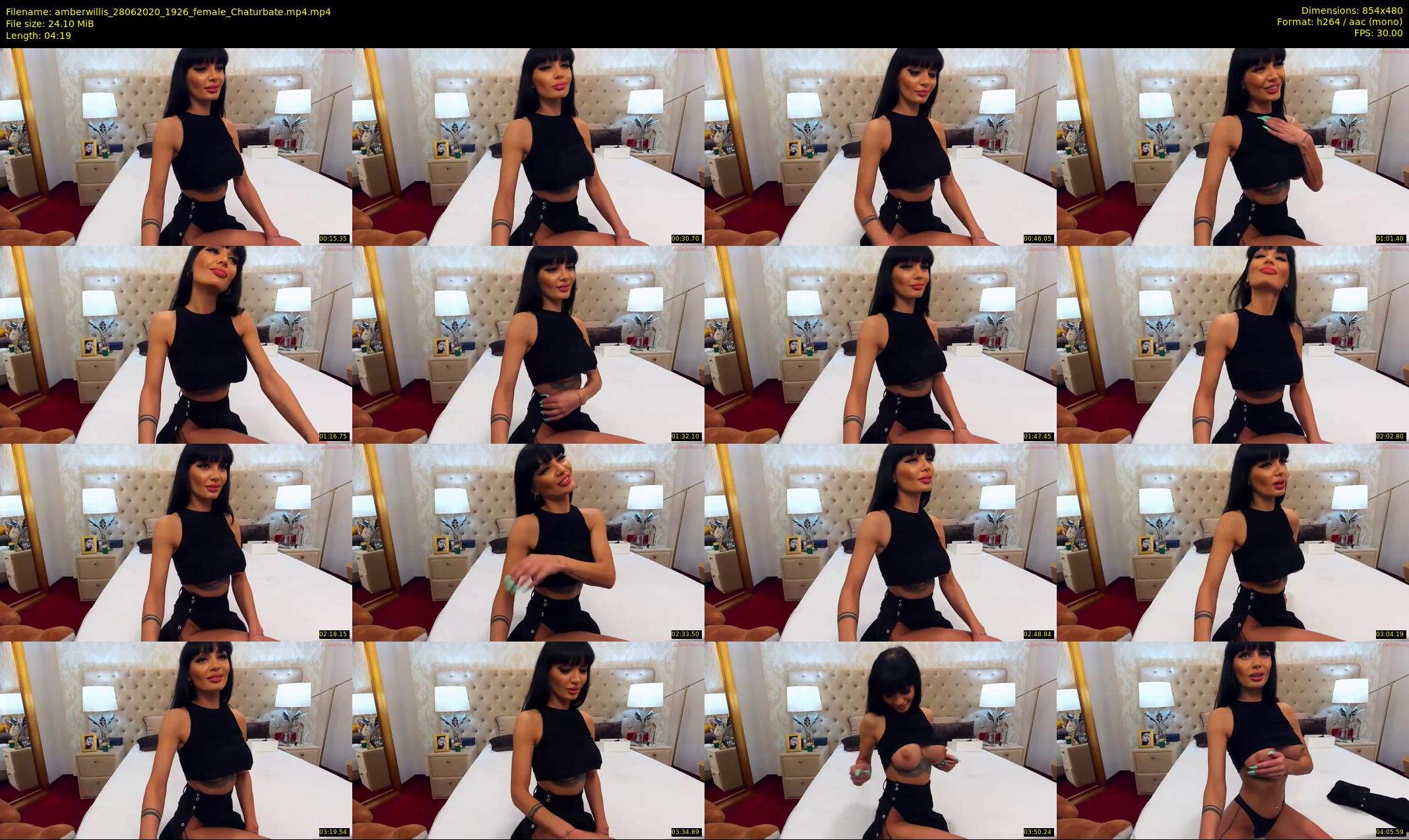 amberwillis — 5 minute Chaturbate female cam show recording, 480p, Jun 28, 2020