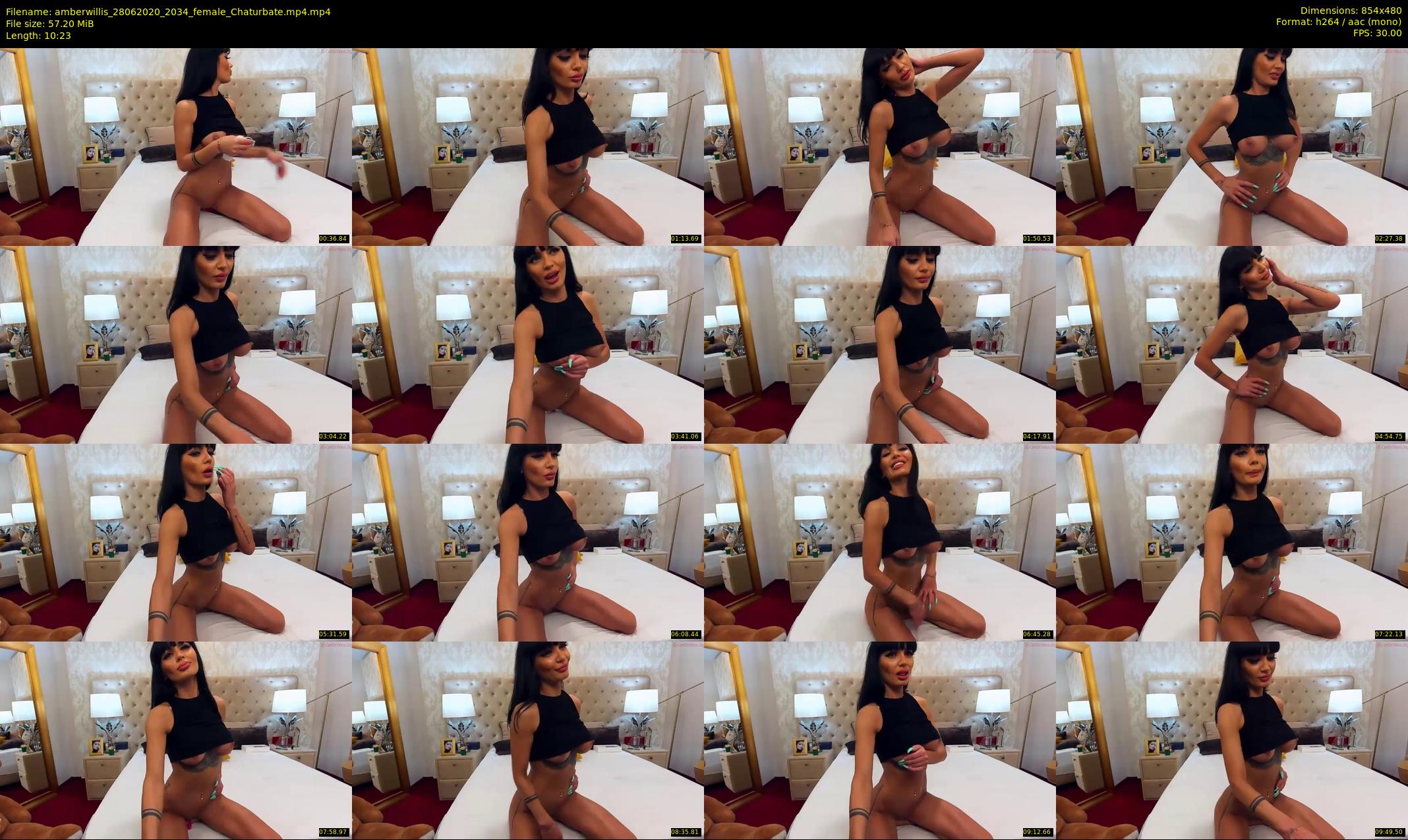 amberwillis — 11 minute Chaturbate female cam show recording, 480p, Jun 28, 2020