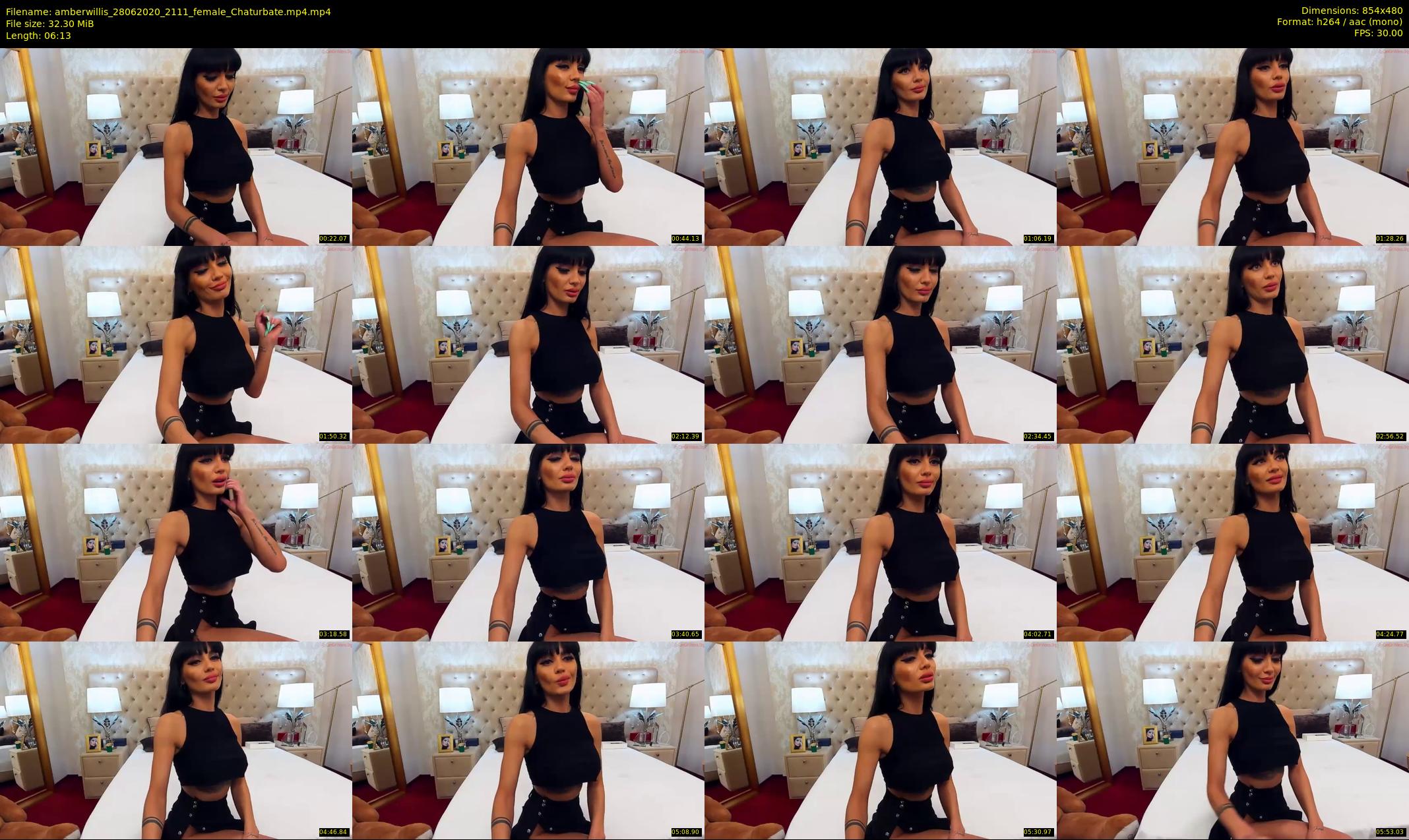 amberwillis — 7 minute Chaturbate female cam show recording, 480p, Jun 28, 2020