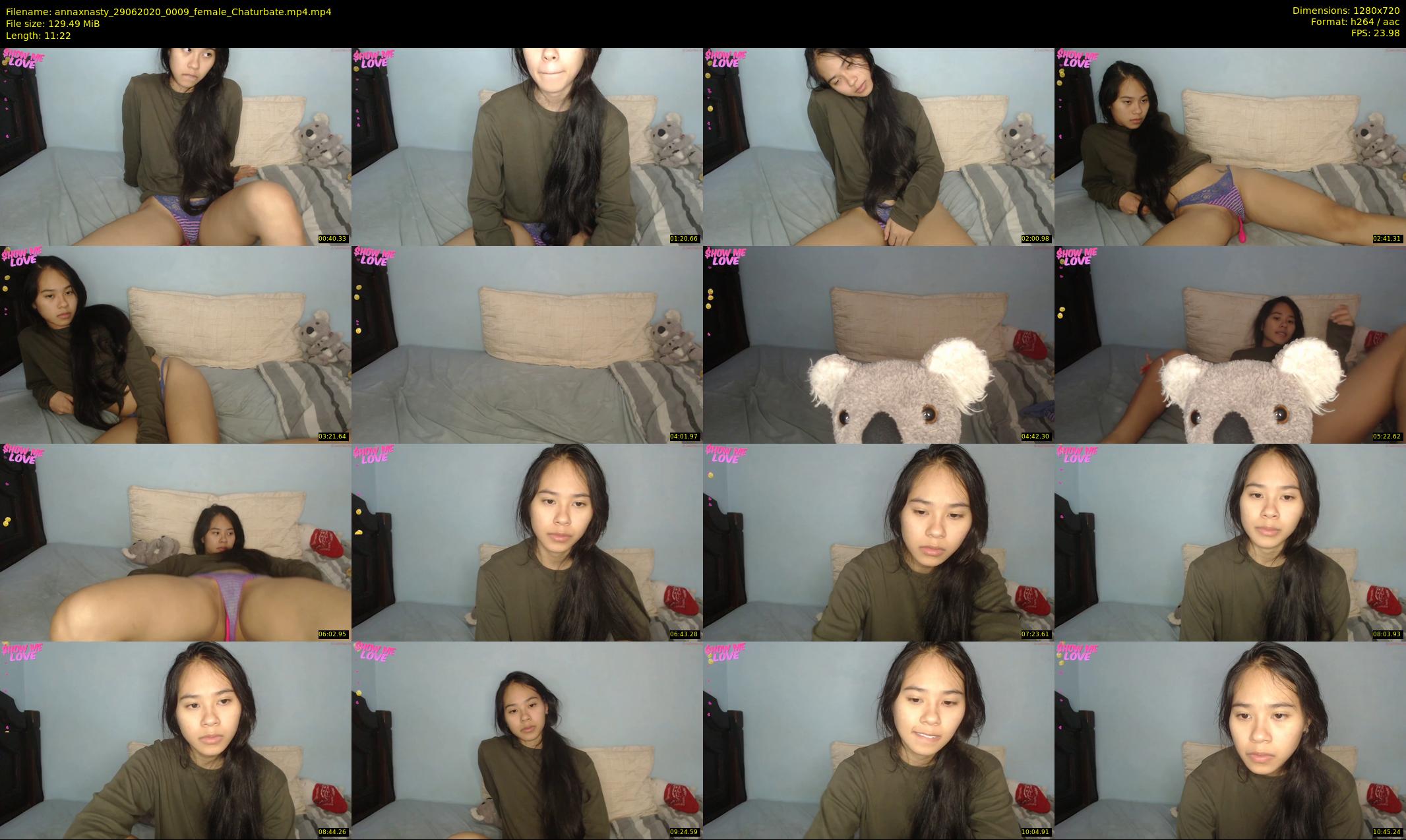 annaxnasty — 12 minute Chaturbate female cam show recording, 720p, Jun 29, 2020