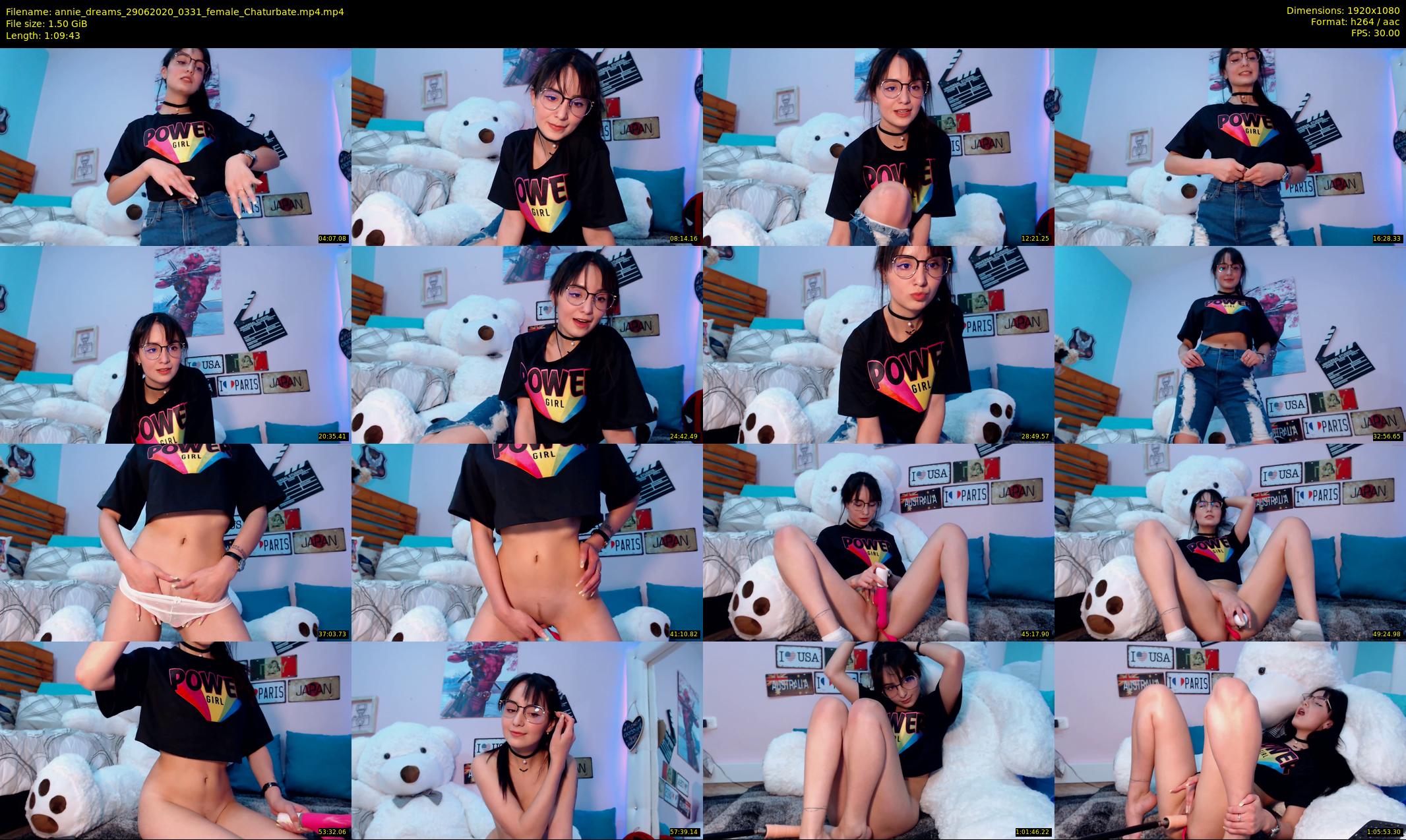 annie_dreams — 70 minute Chaturbate female cam show recording, 1080p, Jun 29, 2020